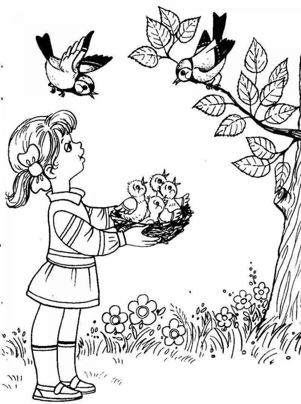 Crazy eco coloring book for preschoolers