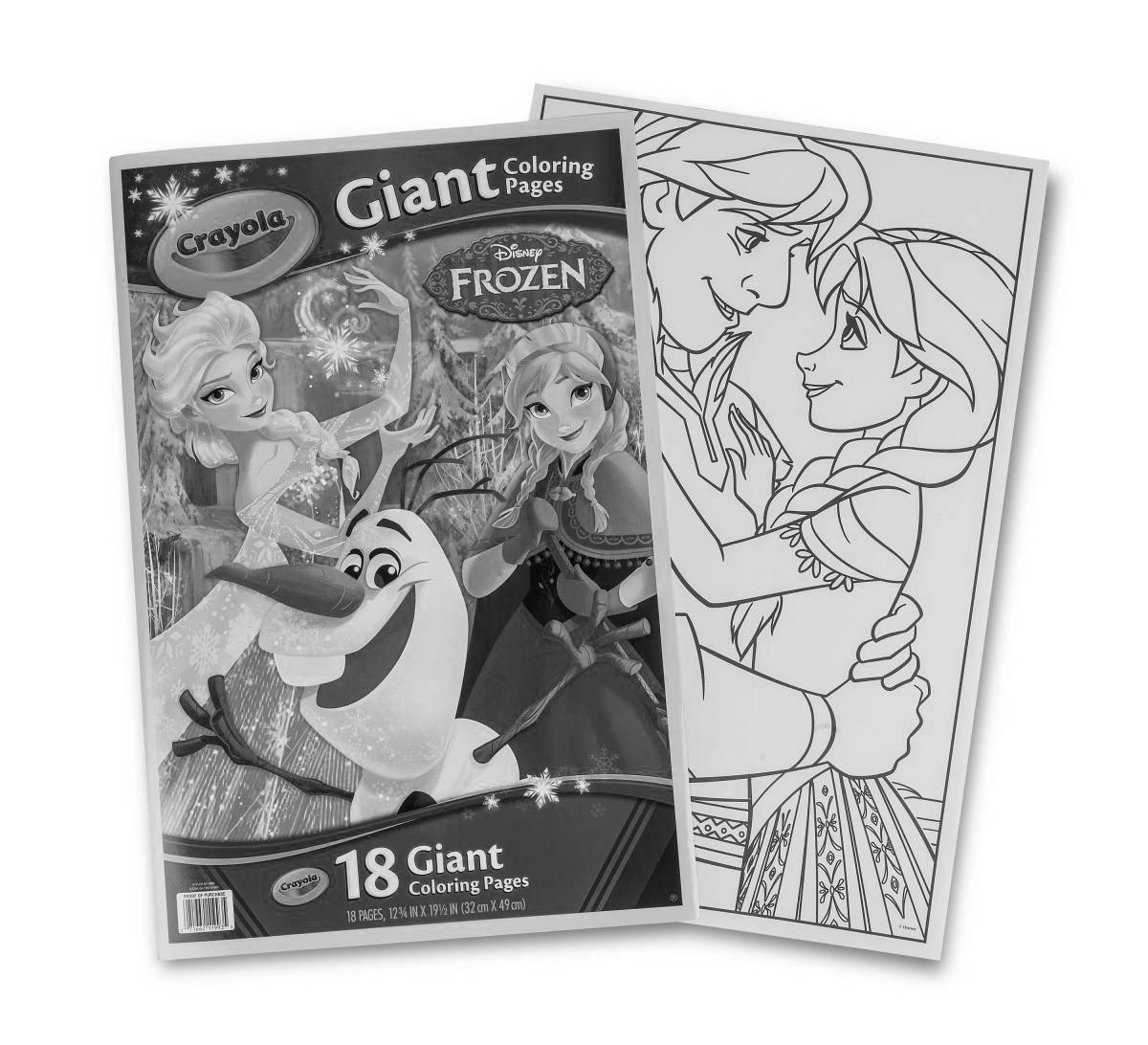Awesome Mega Frozen Coloring Page