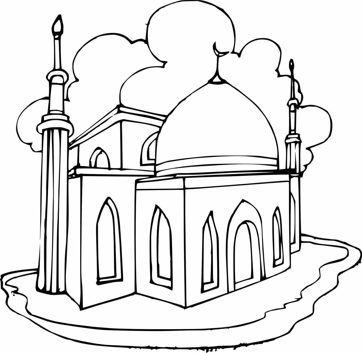 Adorable Islamic coloring book for kids