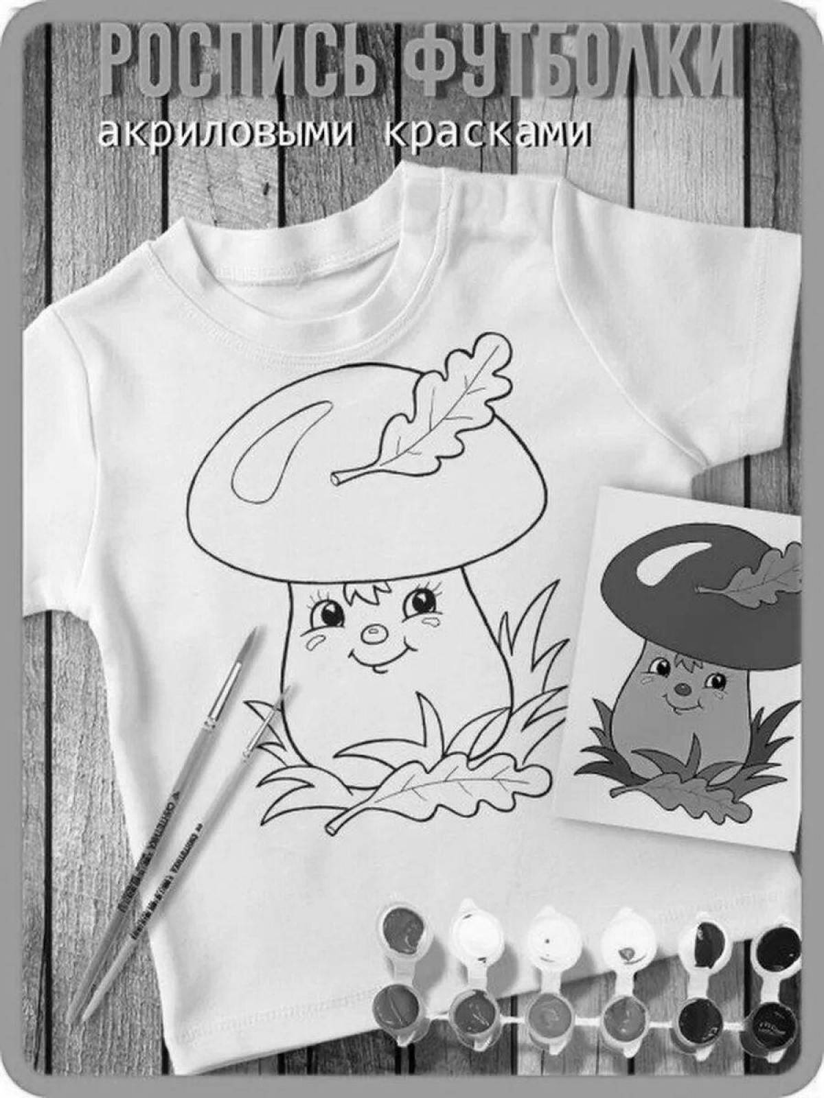 Great coloring t-shirt