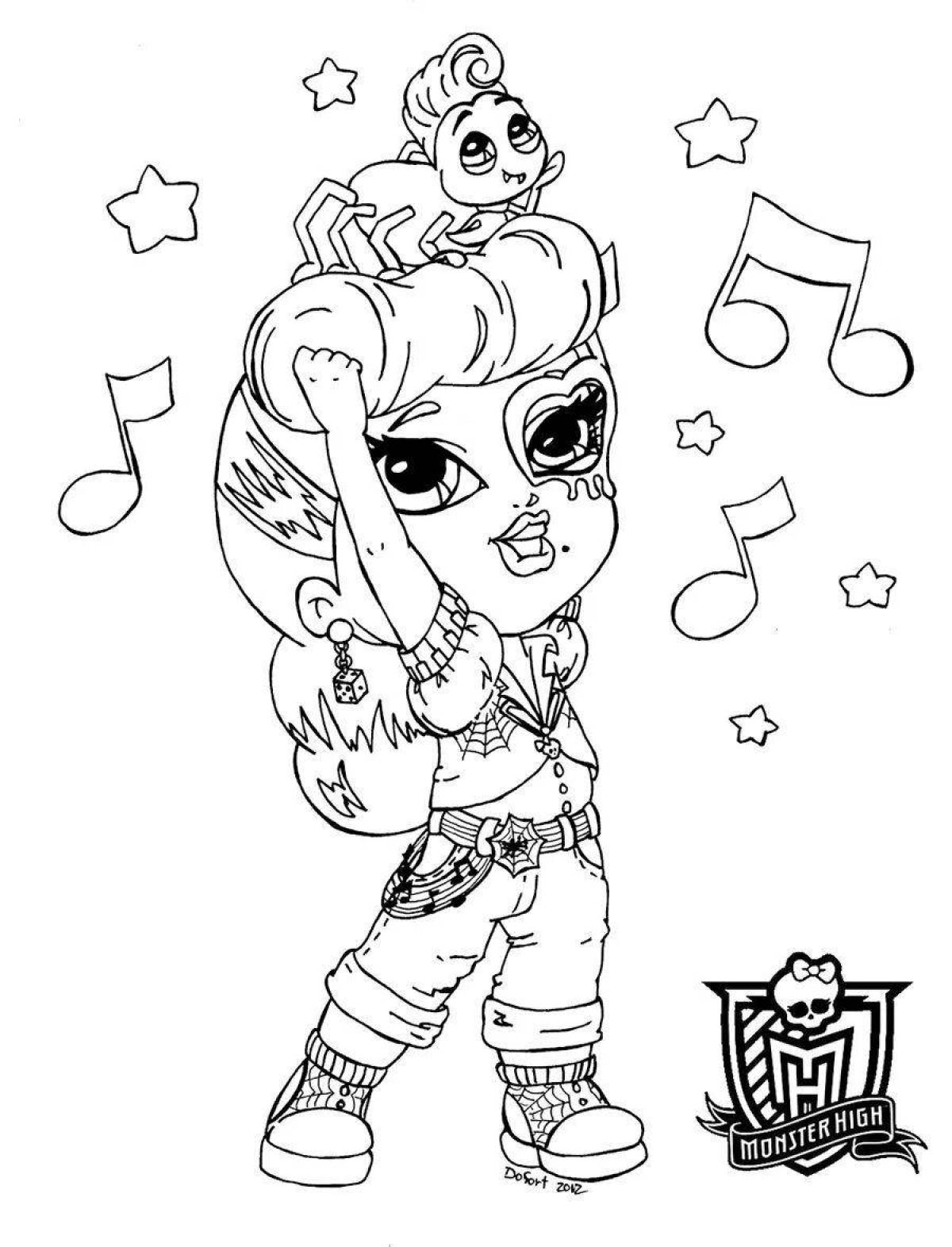 Boxy boo monster live coloring page