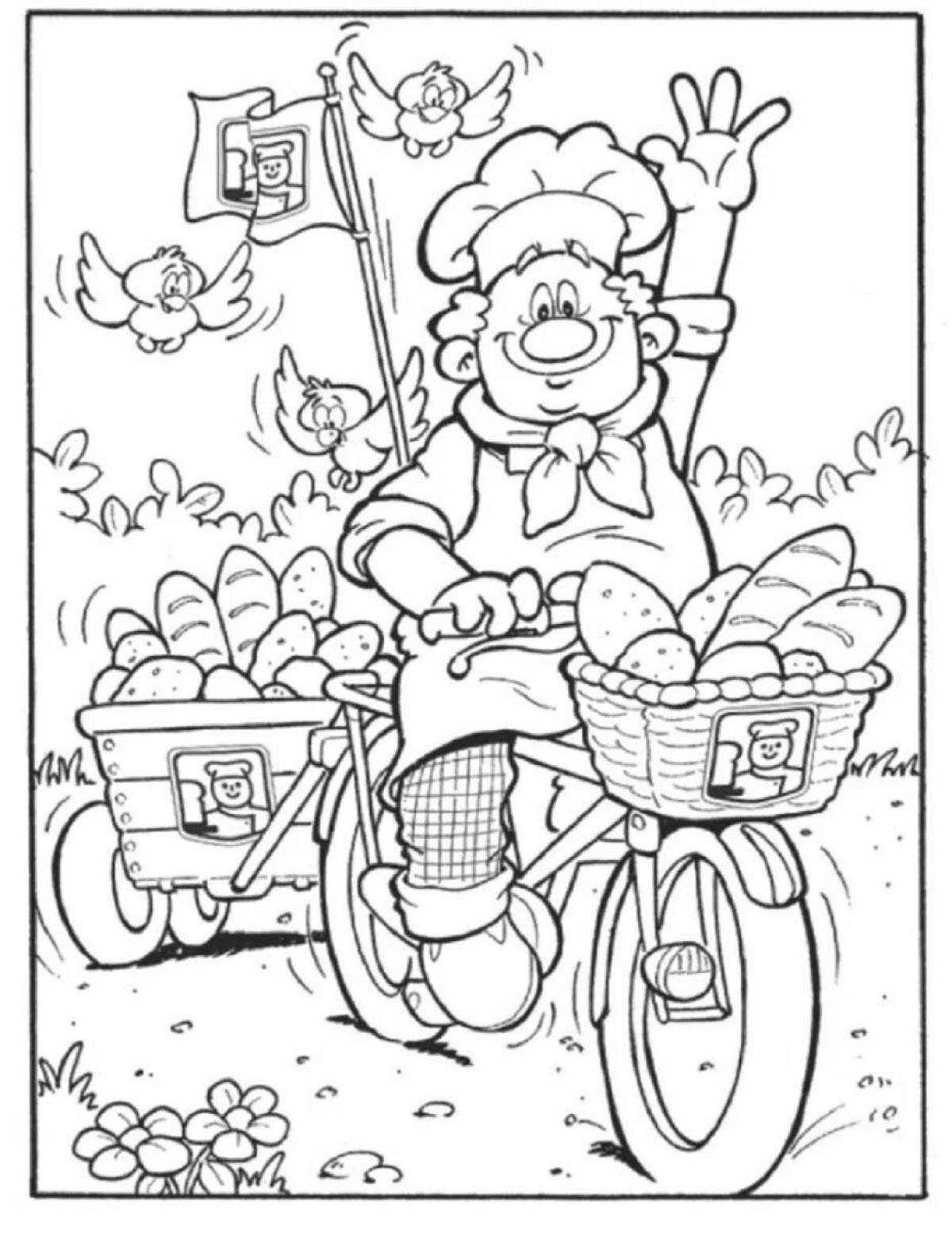 Раскраски Пекарь - 69 фото