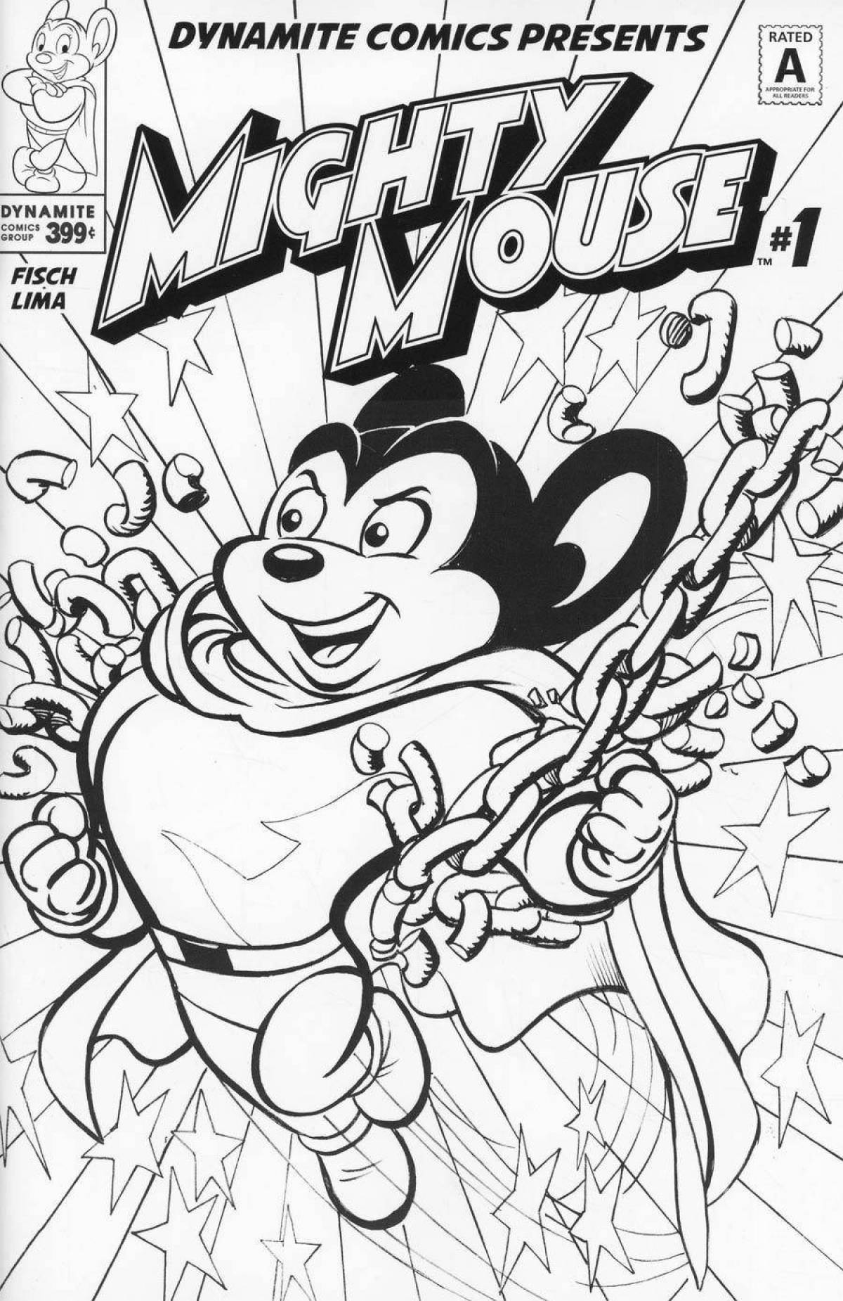 Witty coloring mighty mouse 1942
