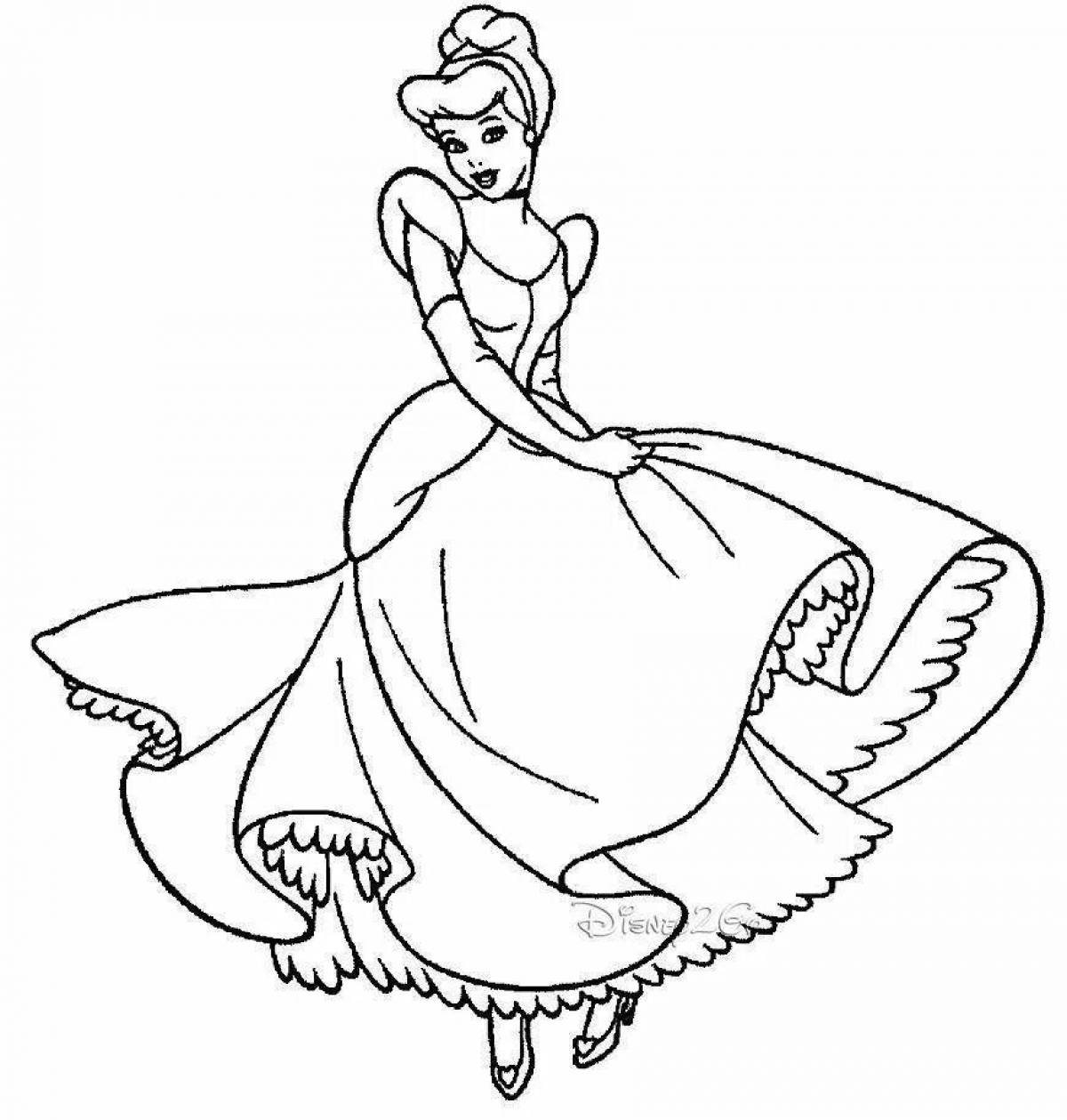 Magic Cinderella movie 2015 coloring book