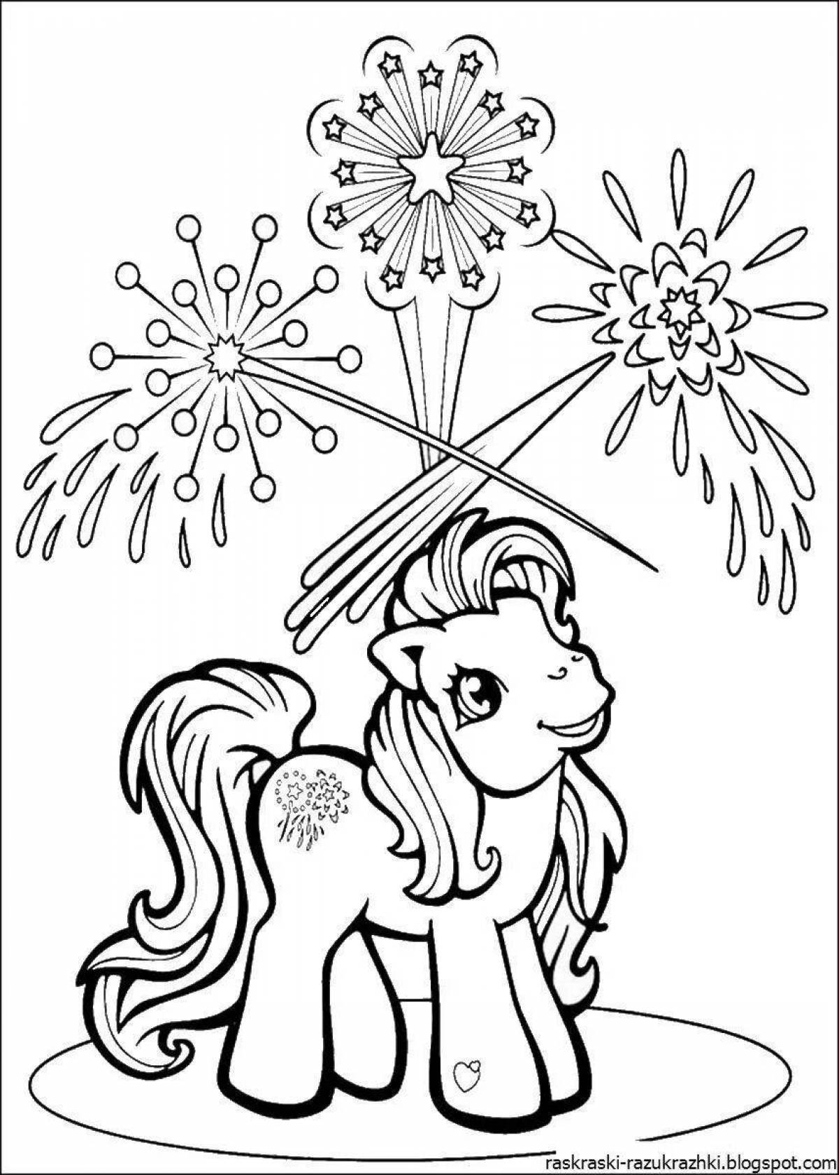 Dazzling coloring book for girls 8