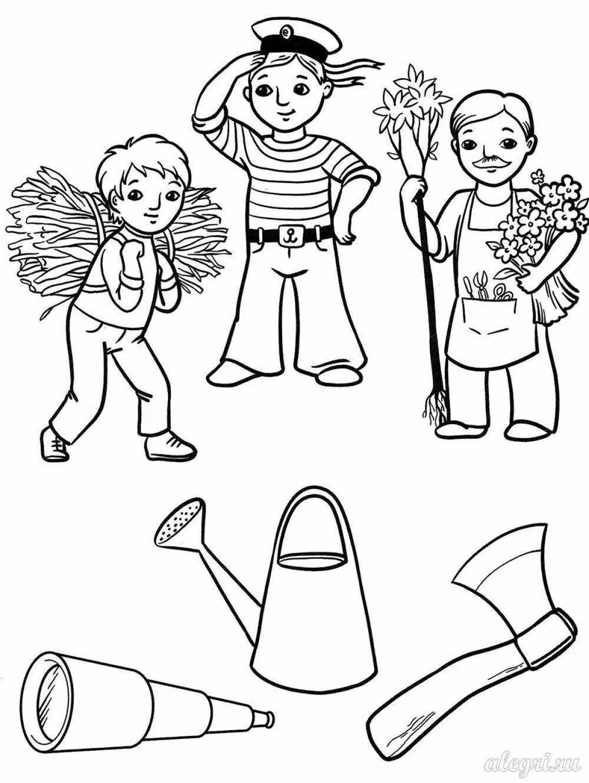 Updating the coloring page what you need