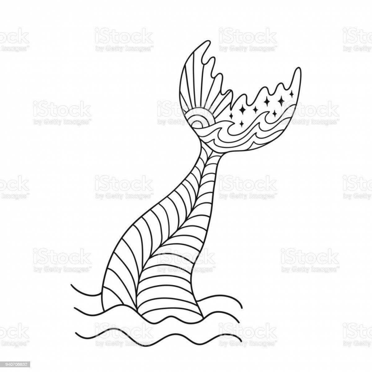 Sparkle Ponytail coloring book for kids