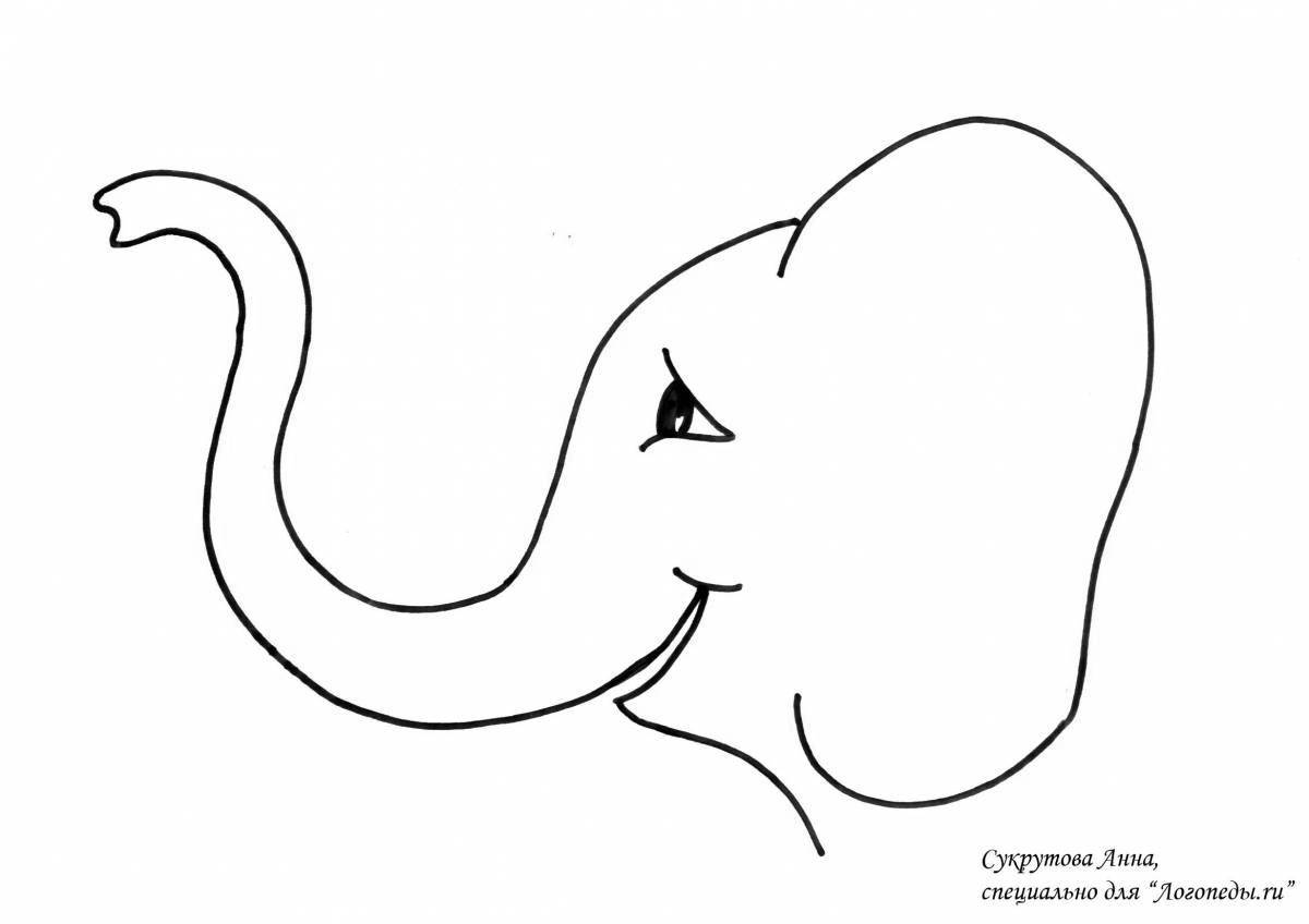 Attractive ponytail coloring for kids