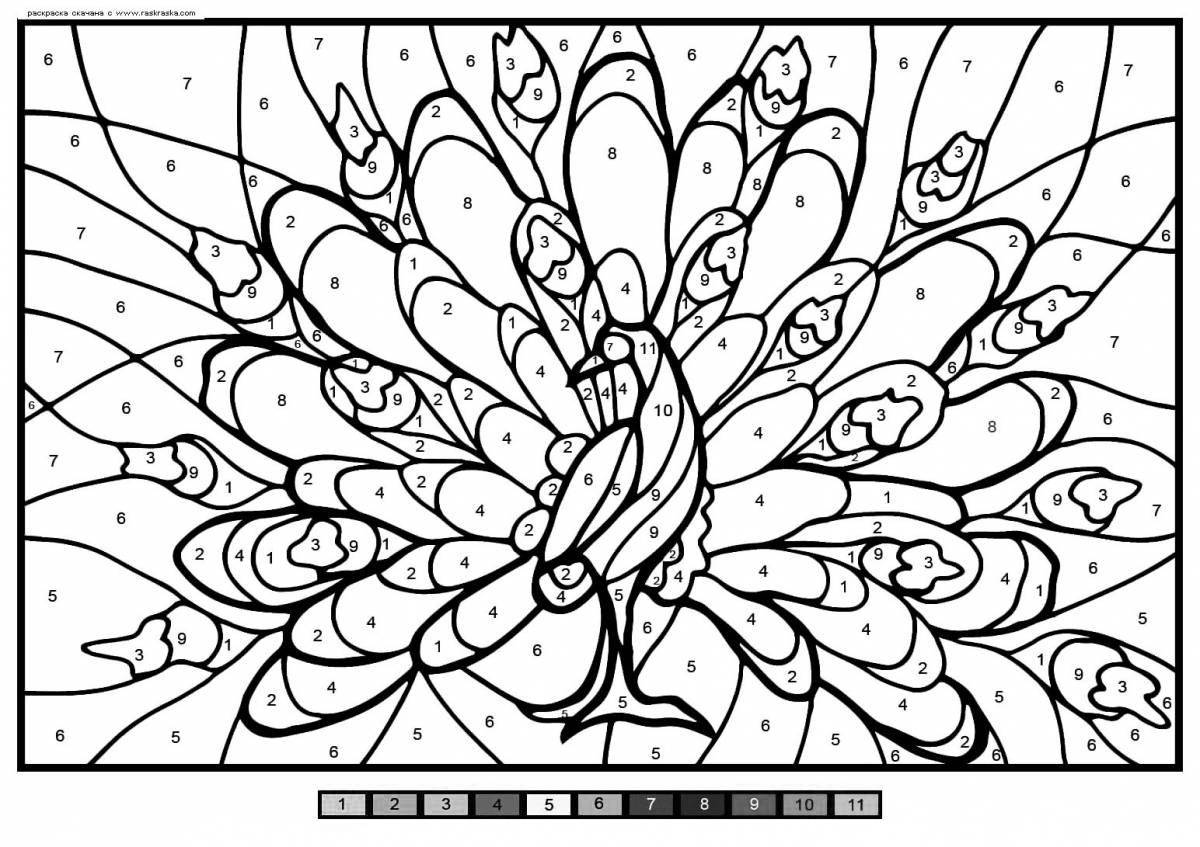 Photo Crazy color by number squares