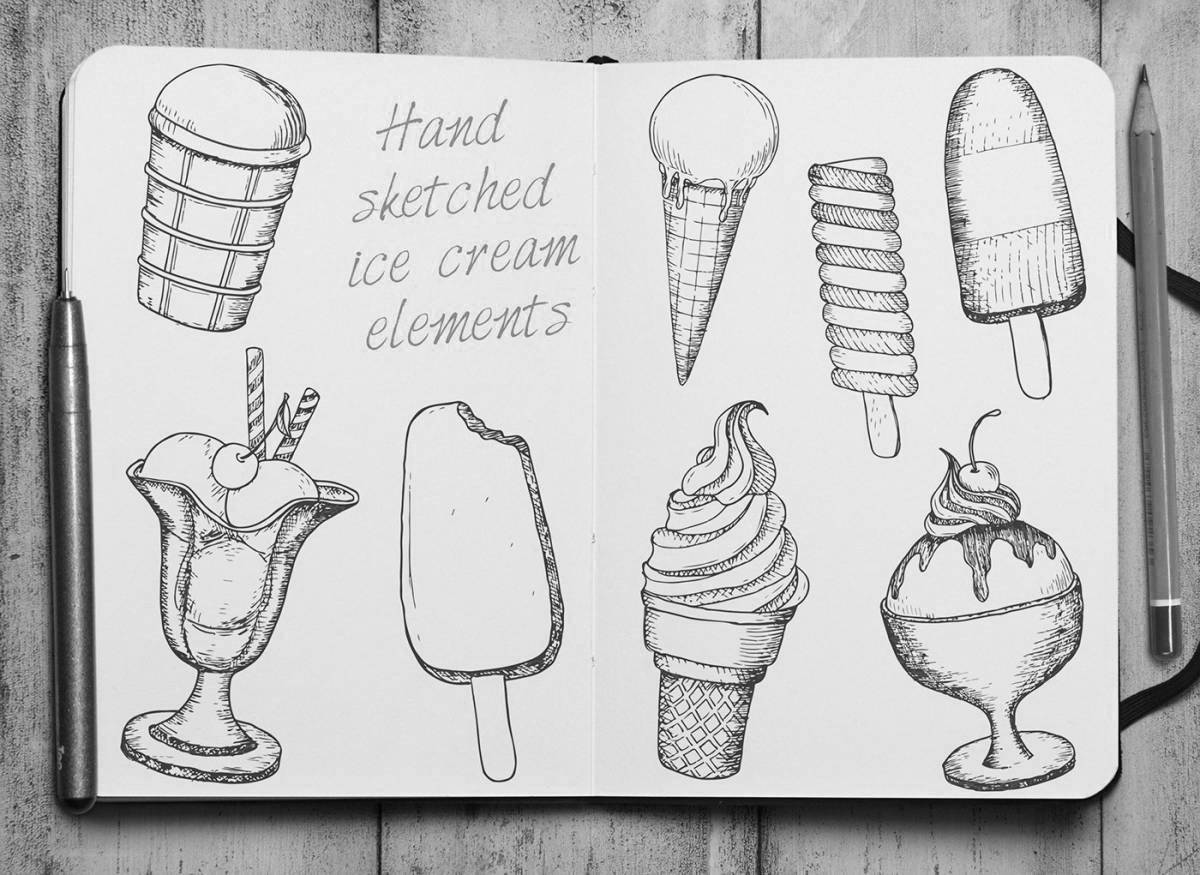 Great sketchbook coloring book with markers