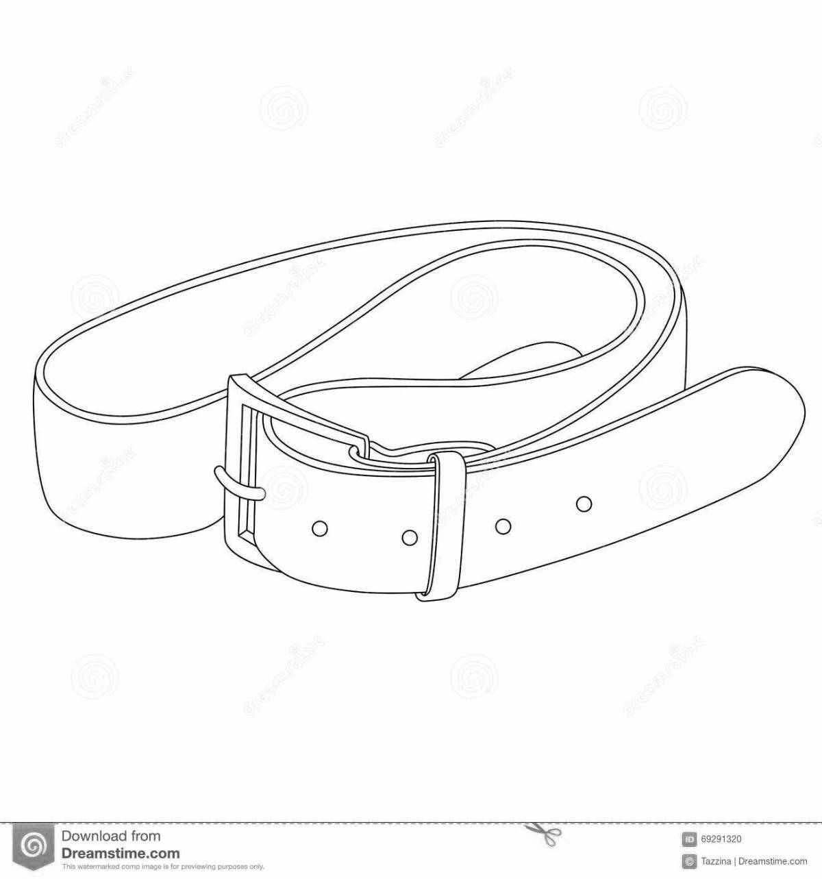 Colouring bright belt for children