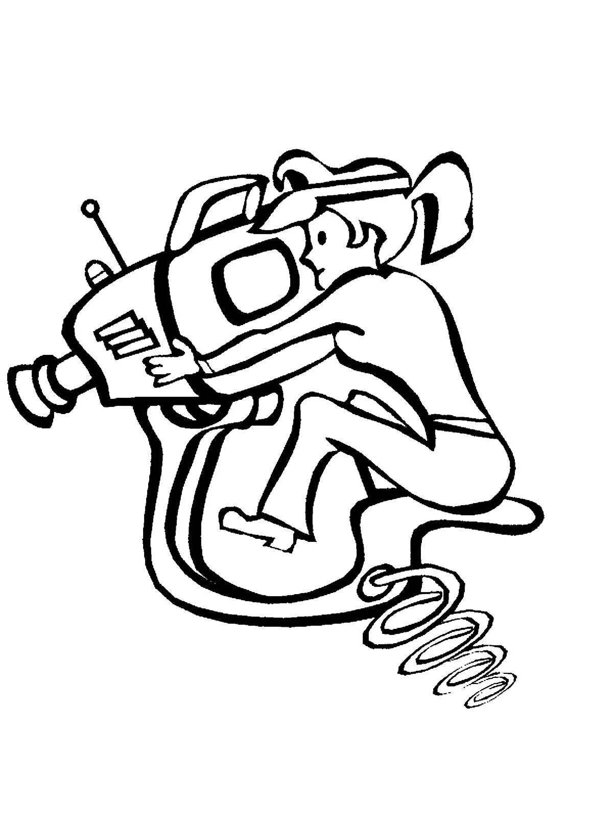 Photo Children's director coloring book for kids