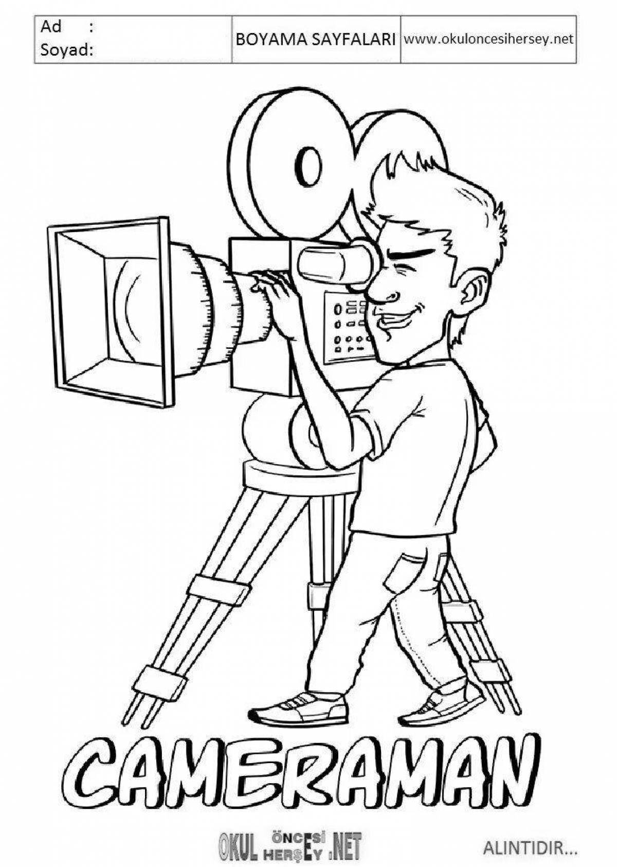 Photo Colorful coloring director for inquisitive kids