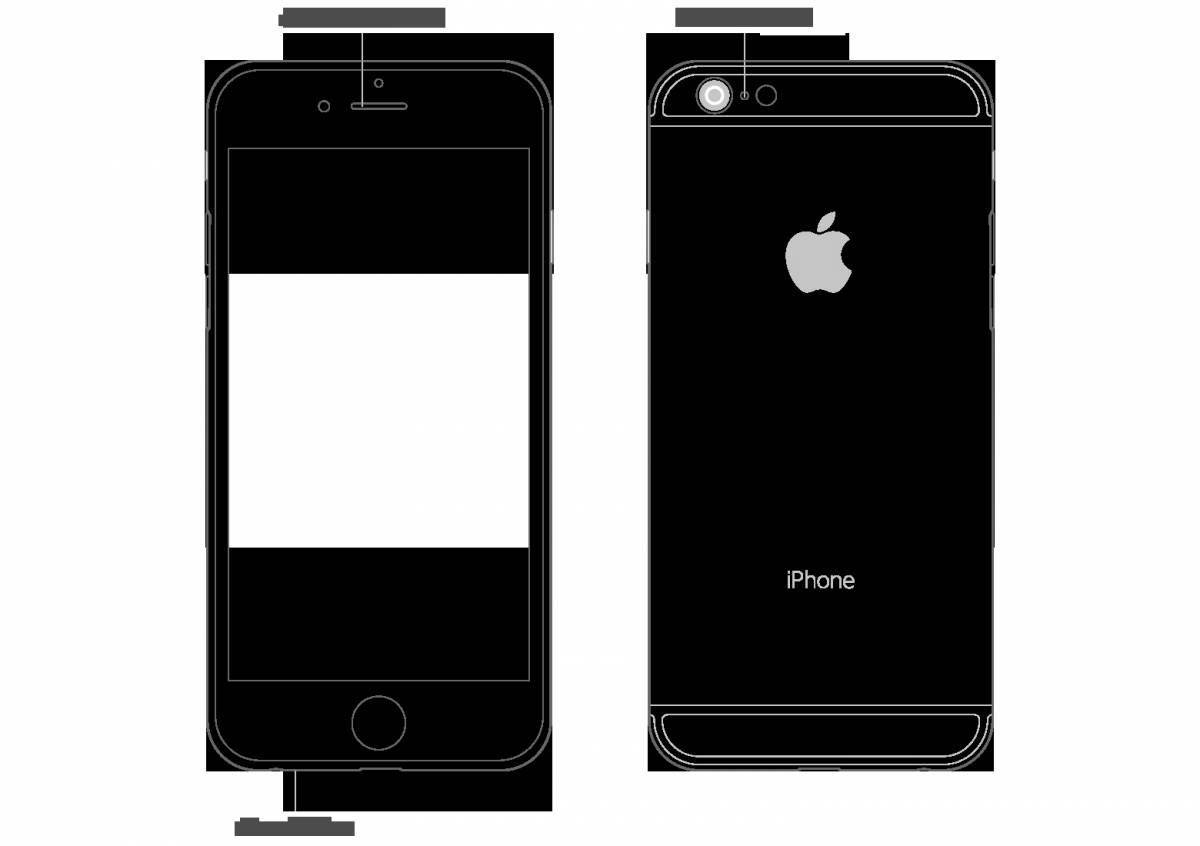 Intriguing coloring iphone 15