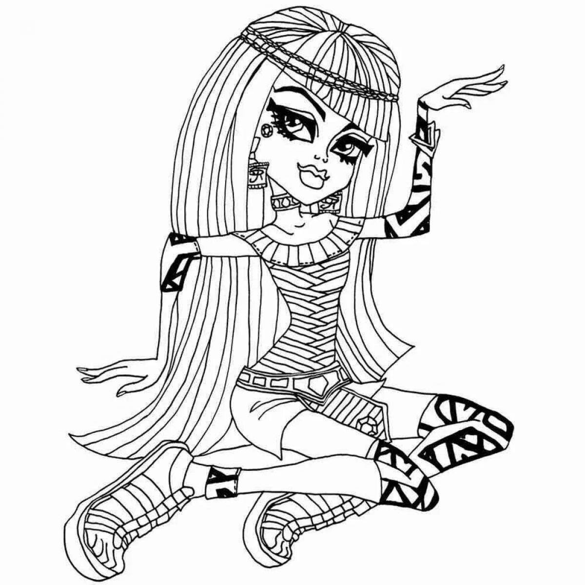 Exciting coloring monster high games