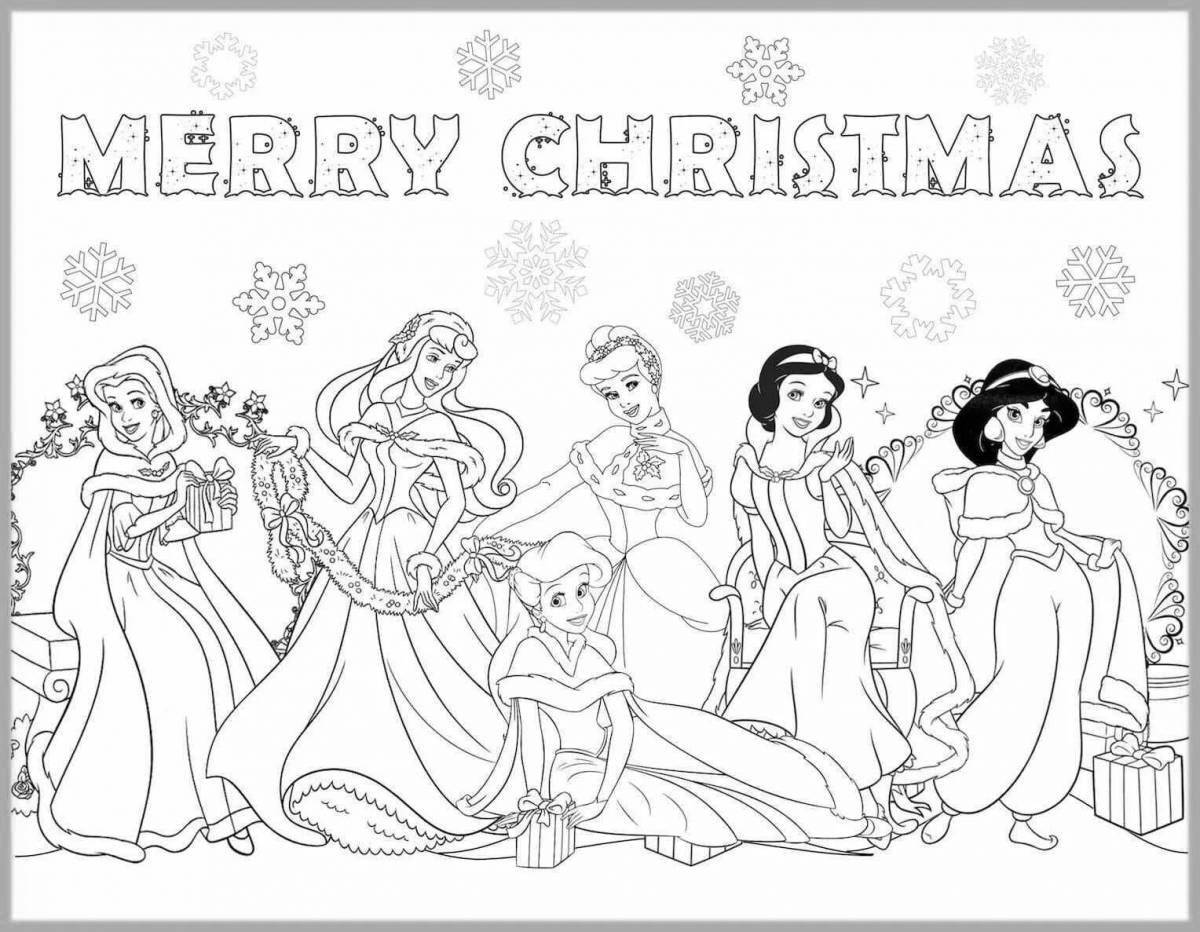 Wonderful disney princess coloring game