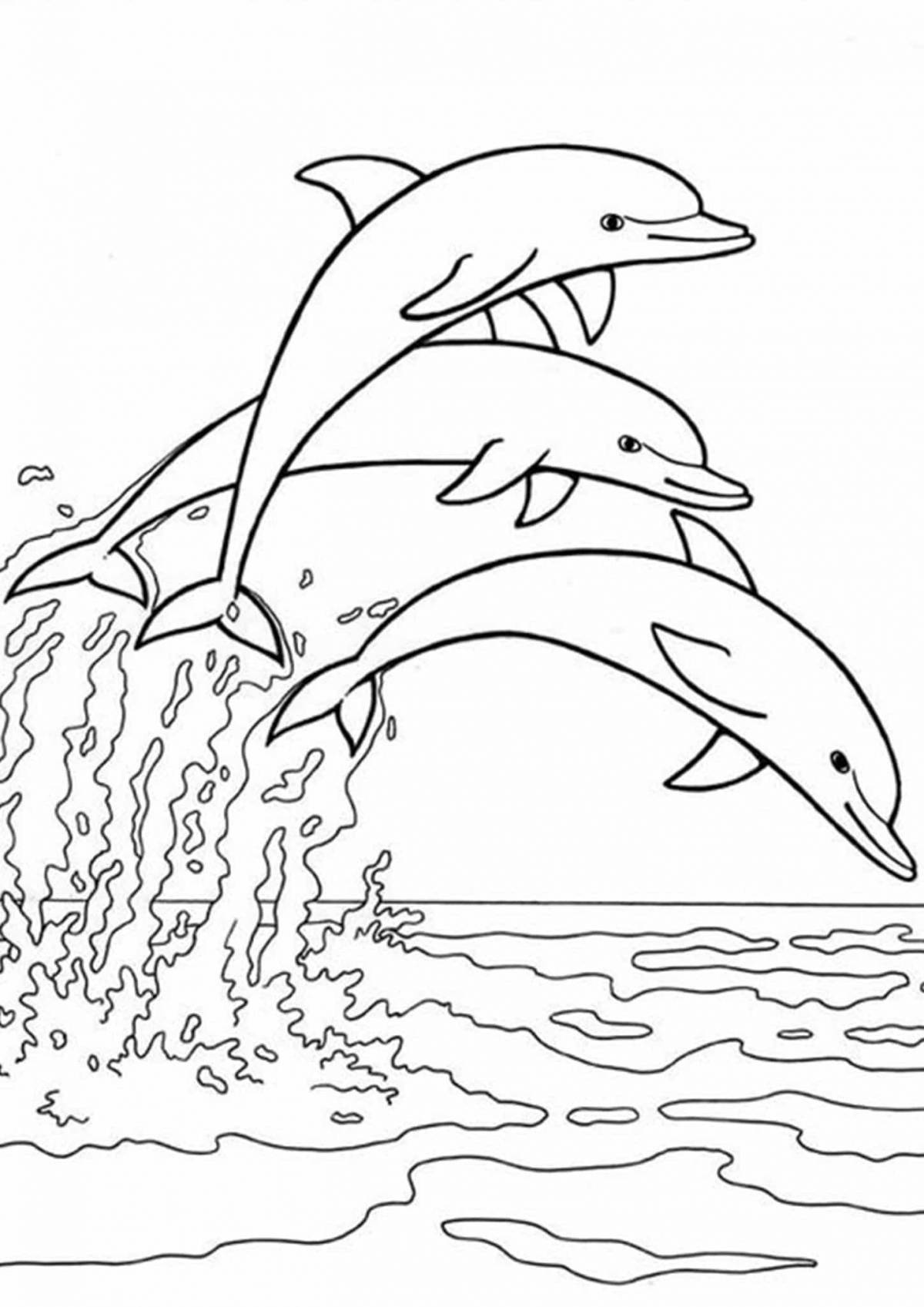 Photo Playful drawing of the water world