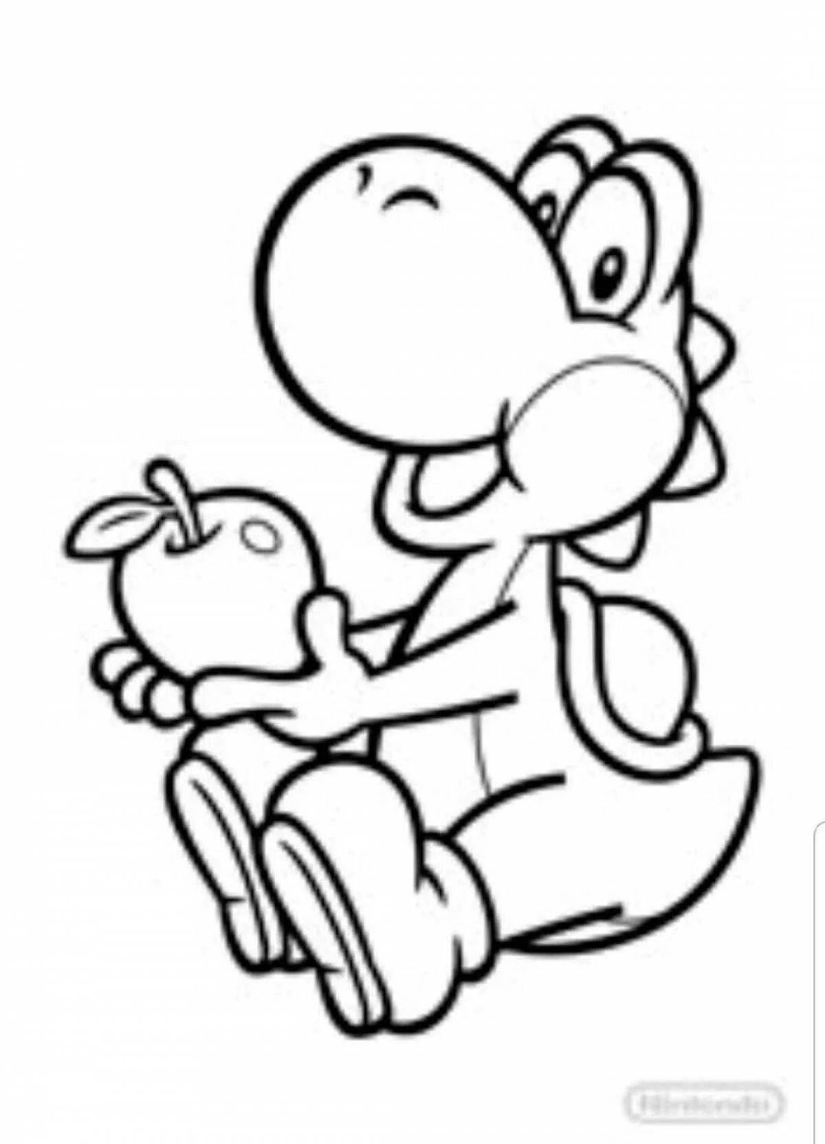 Yoshi and lana's thrilling coloring book