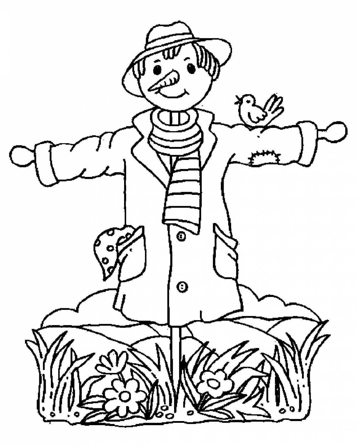 Playful stuffed animal coloring page for kids