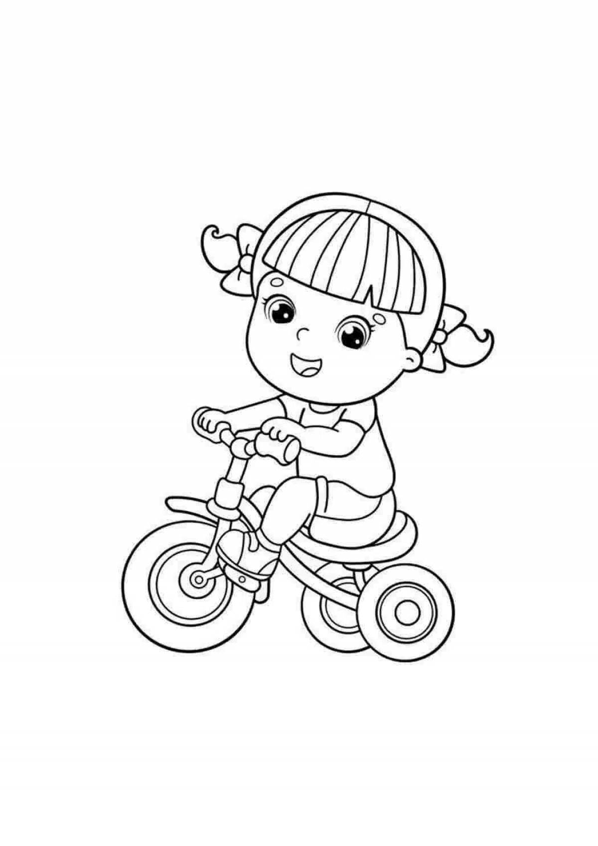 Girl on bike #6