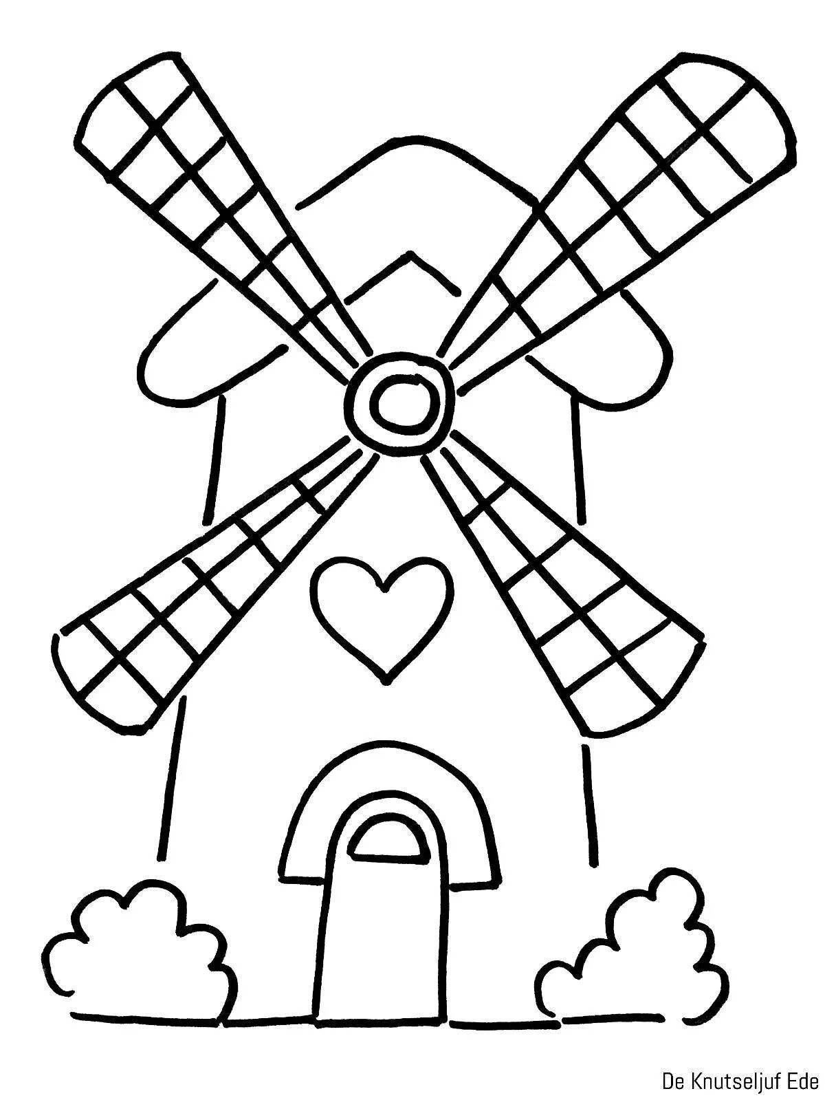Children's windmill #9