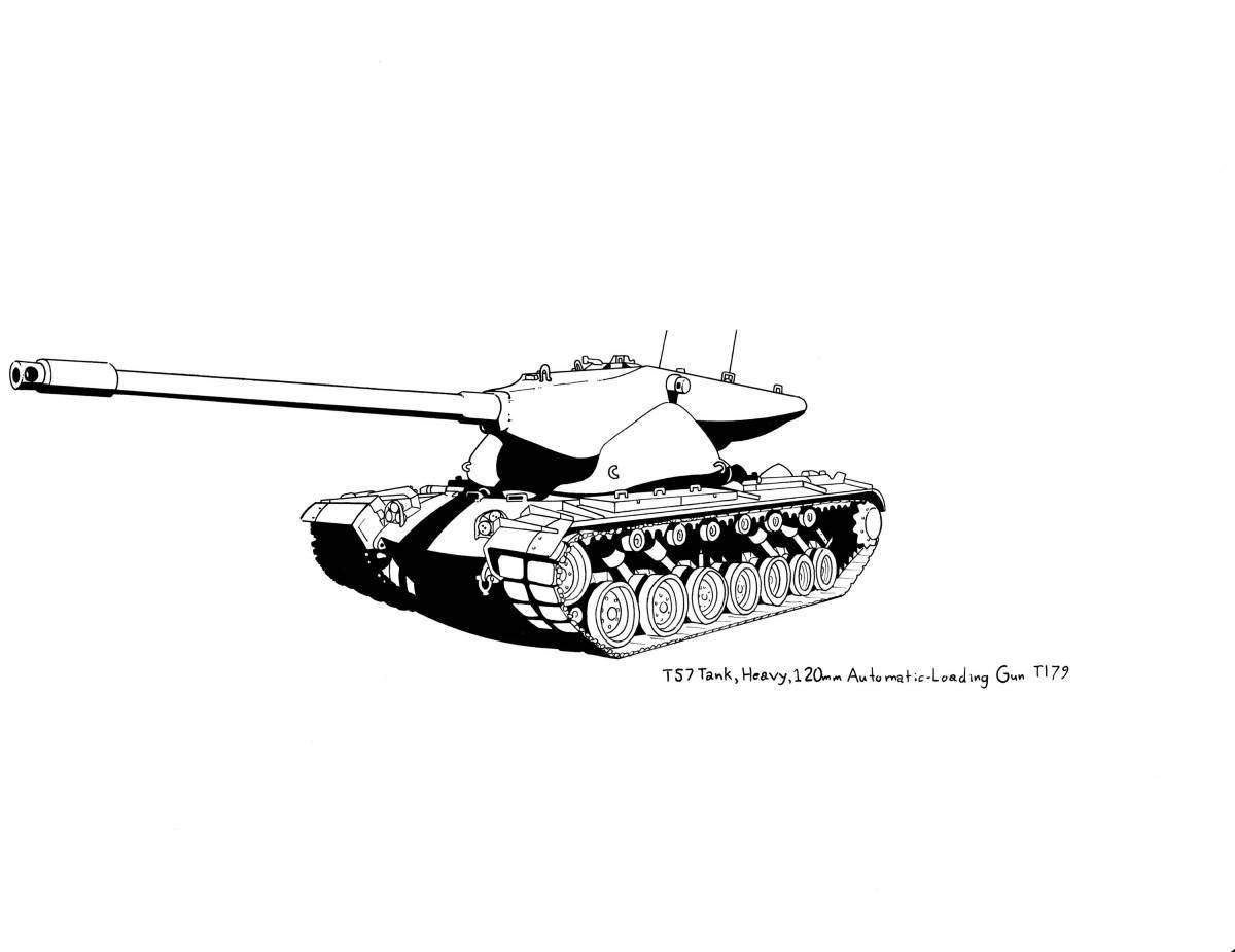 Раскраска гранд танк