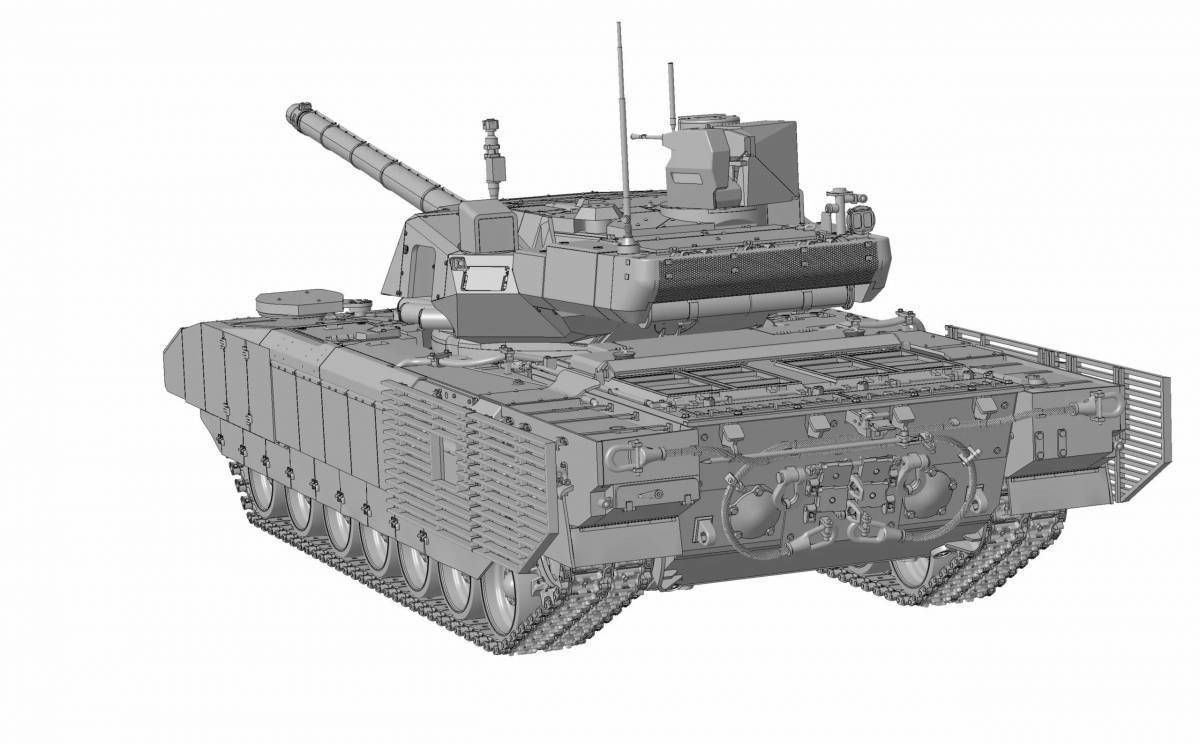 Т 14 армата рисунок