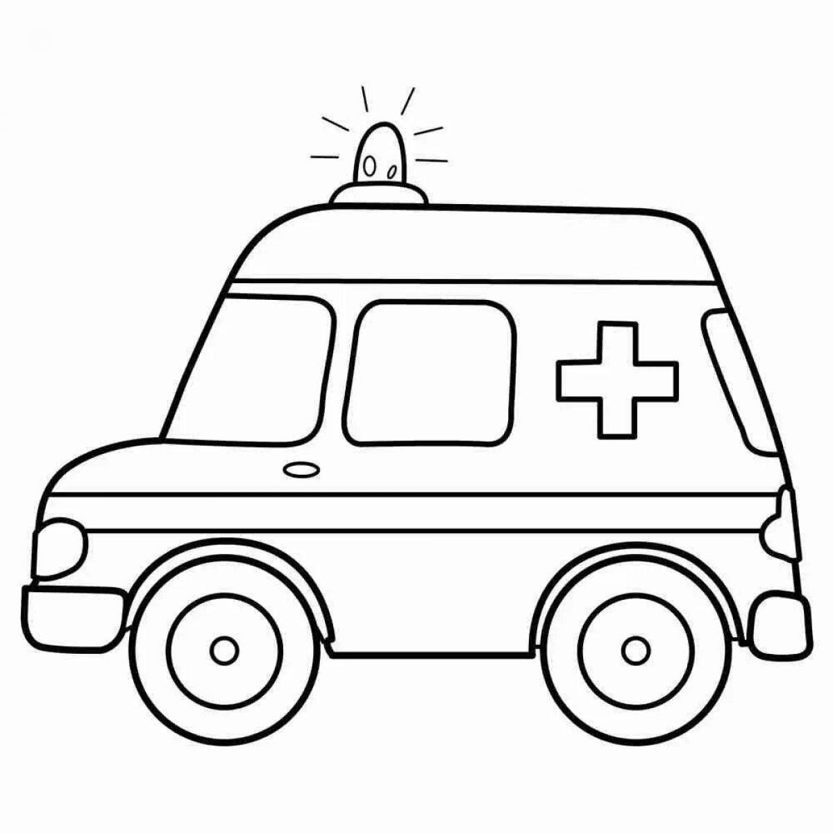 Awesome special purpose vehicle coloring page