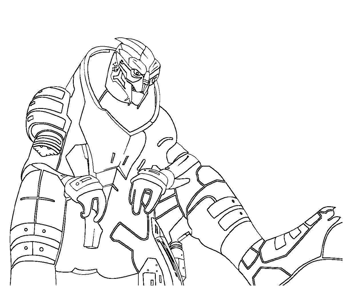 Gorgeous Ratchet and Clatter coloring page