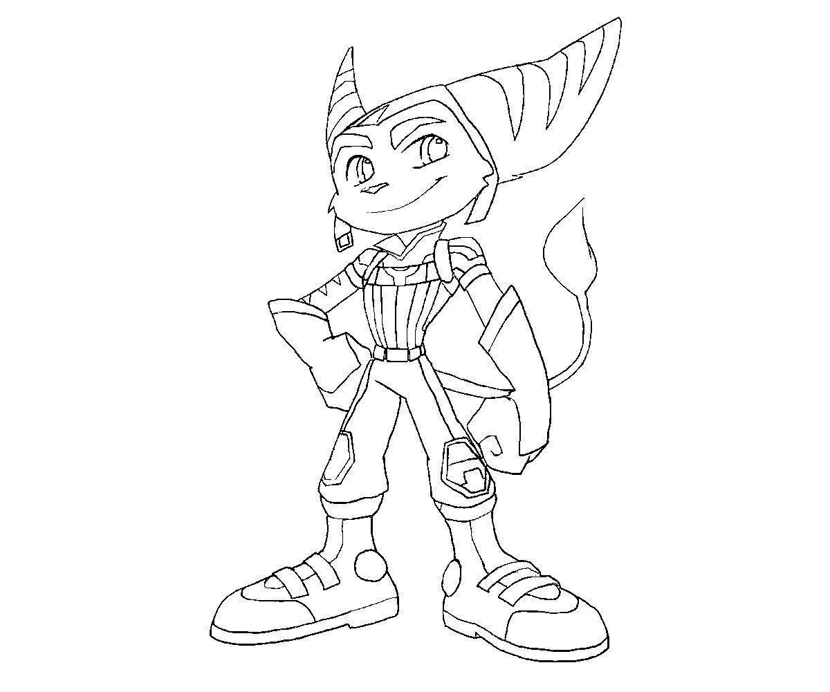 Ratchet and clank coloring