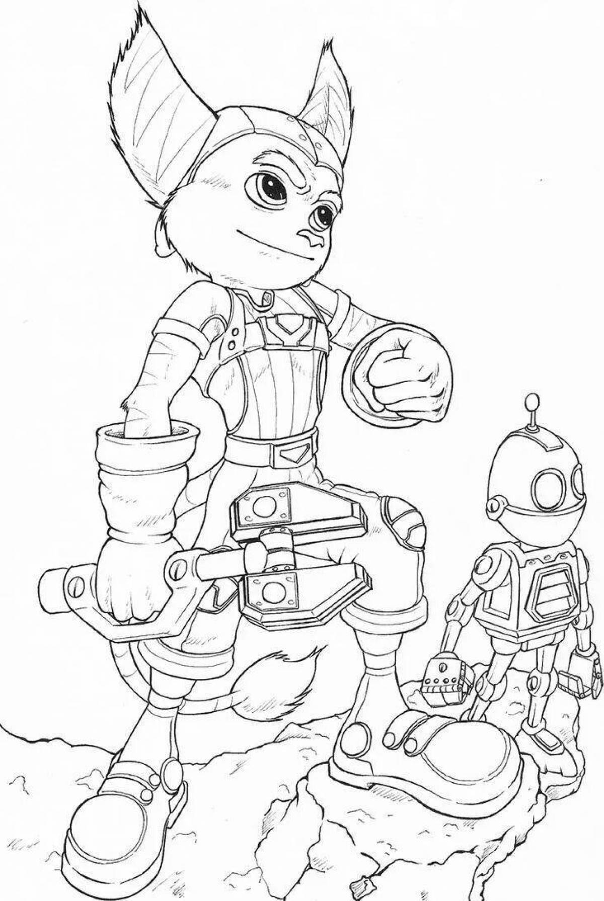 Attractive ratchet and clank coloring