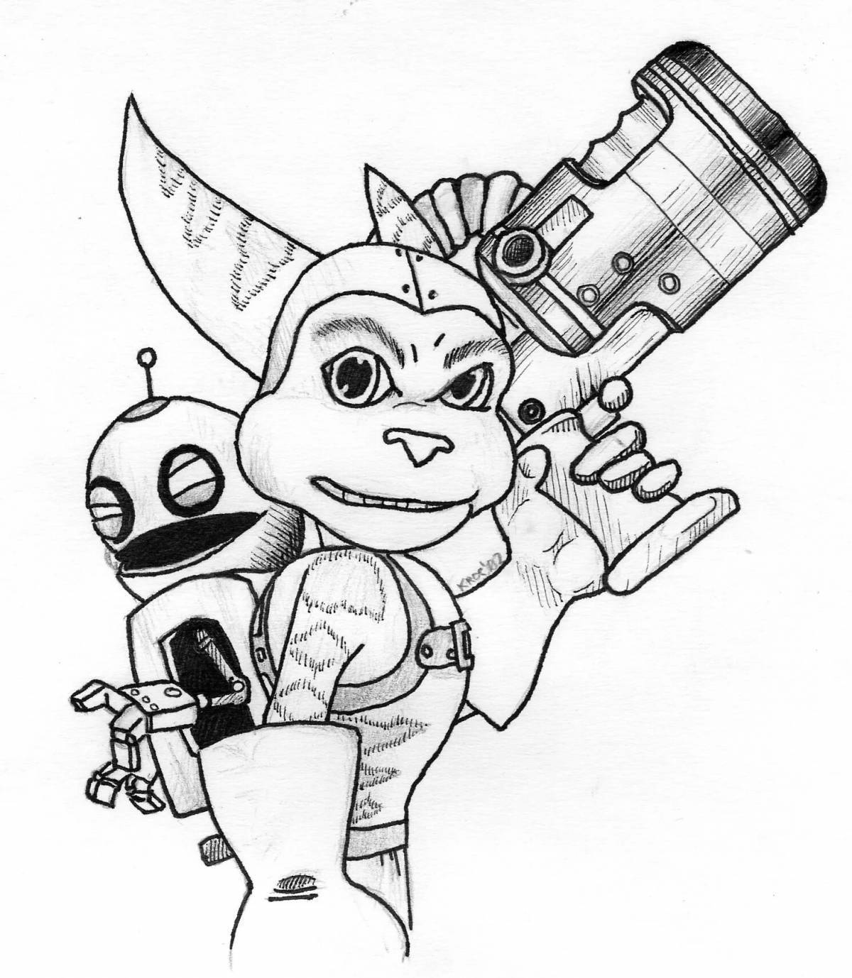 Fun coloring ratchet and clank