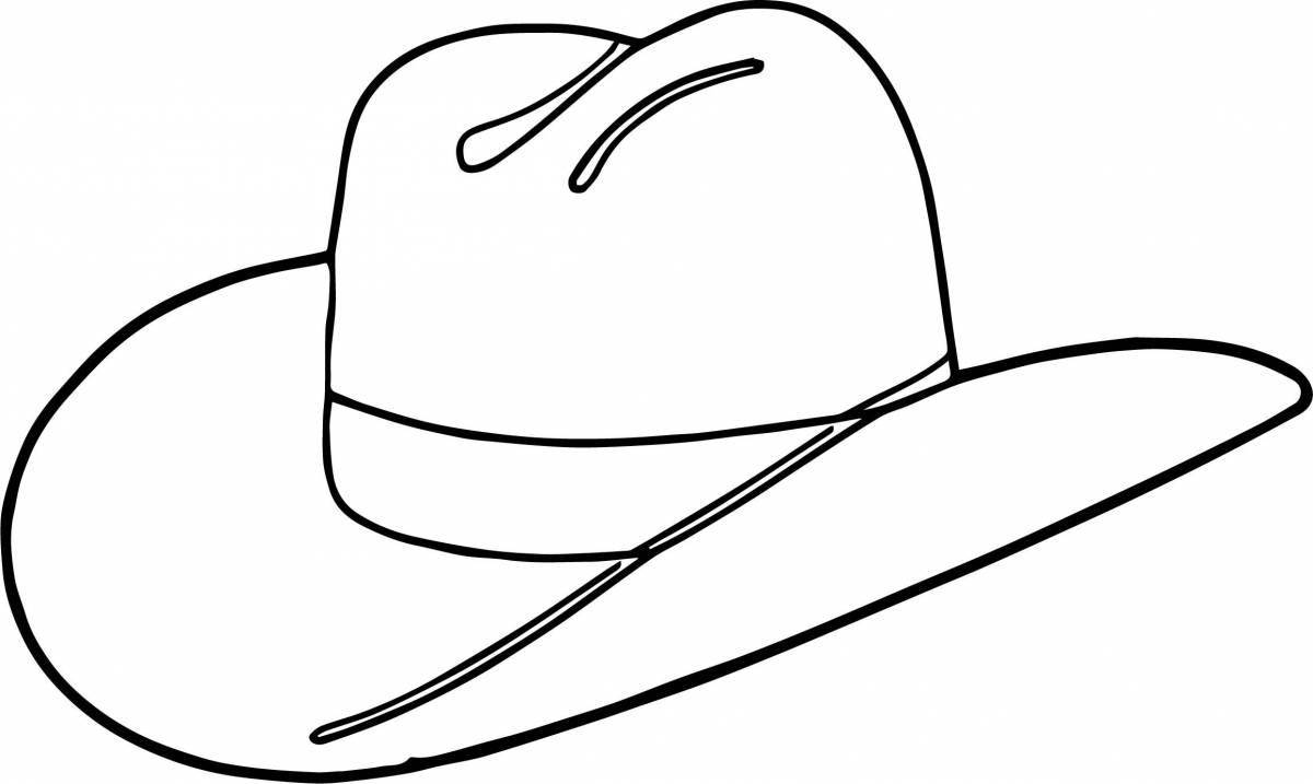 Delicate drawing of a living hat