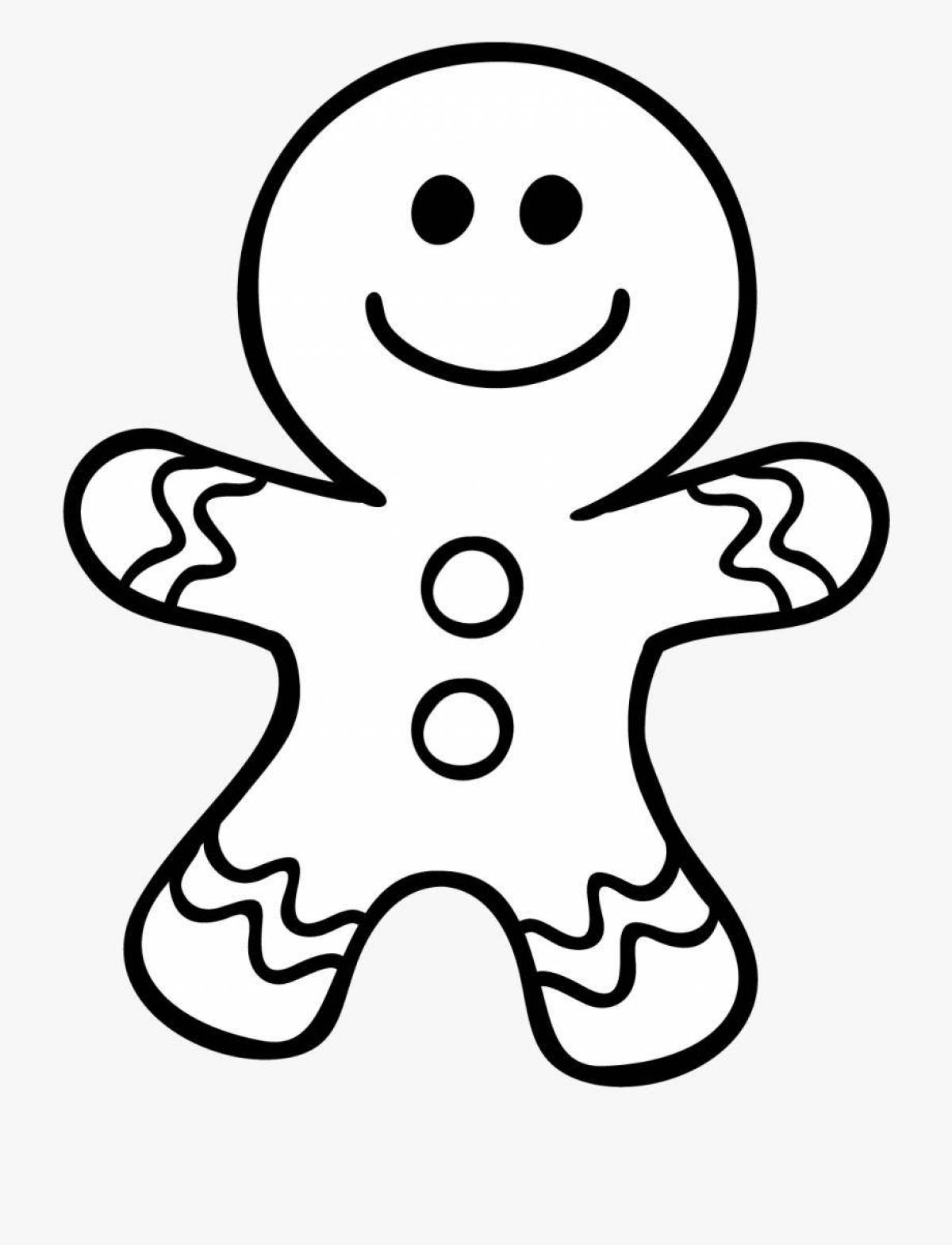 Shrek Cookie Bright Coloring Page