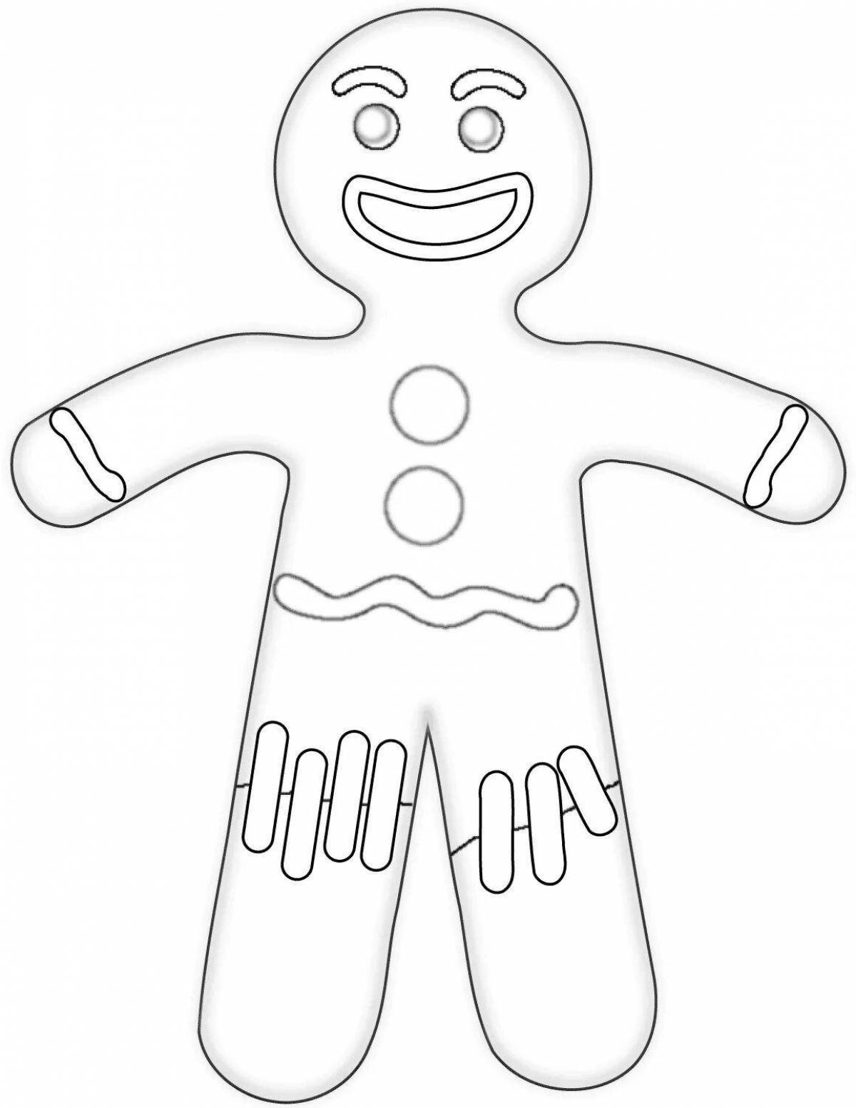 Dazzling Shrek Cookie Coloring Page