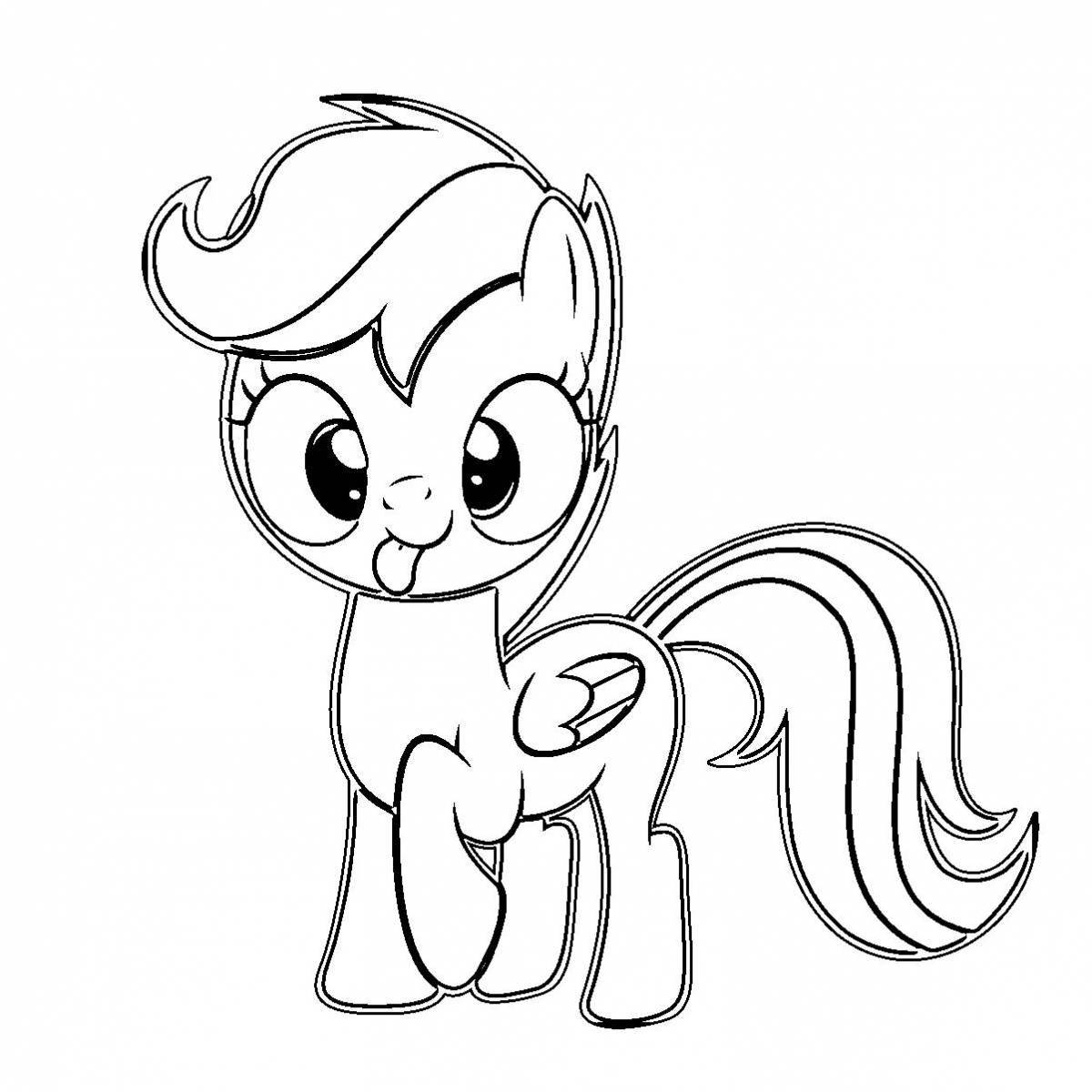 Fantastic coloring my little nastya