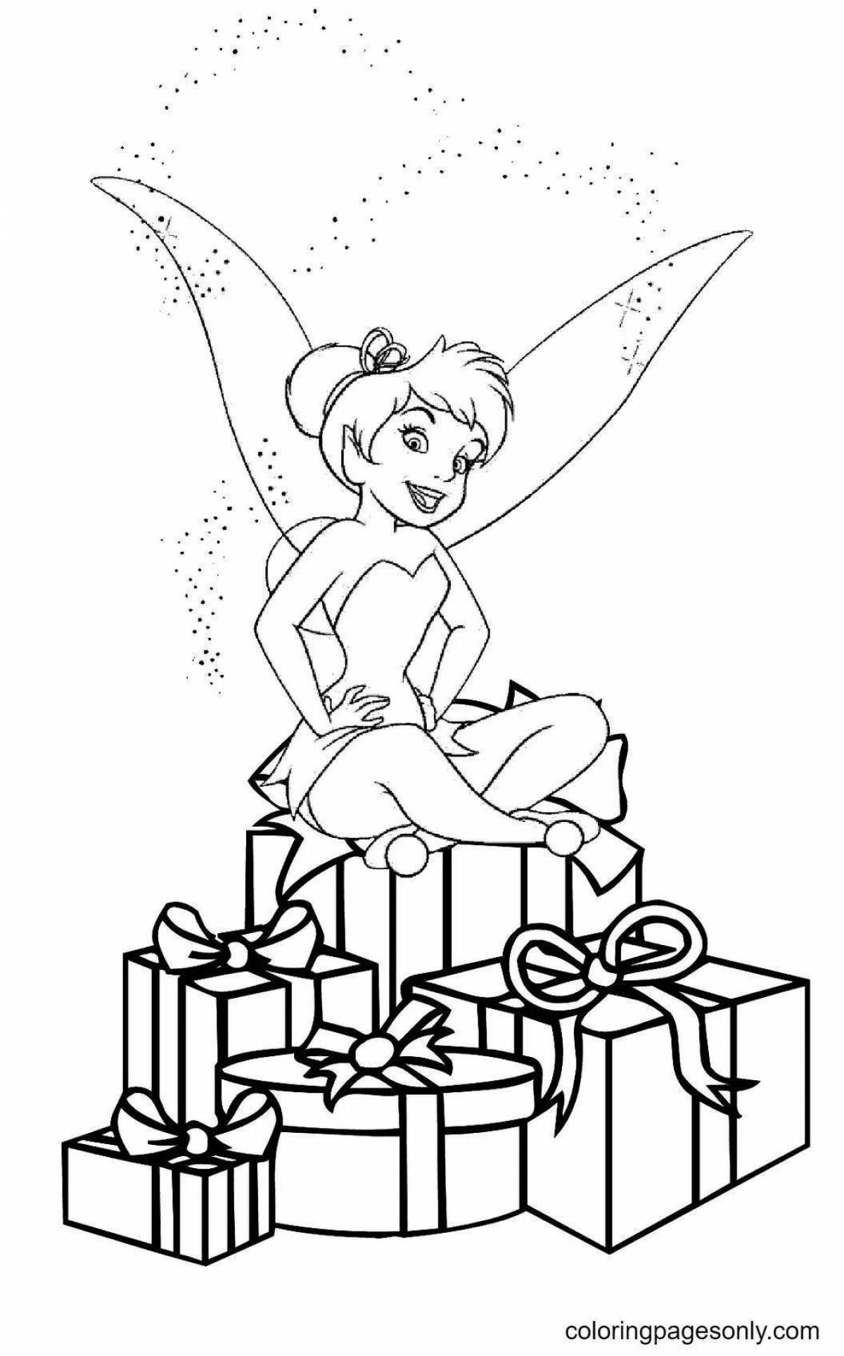 Large coloring book for girls as a gift