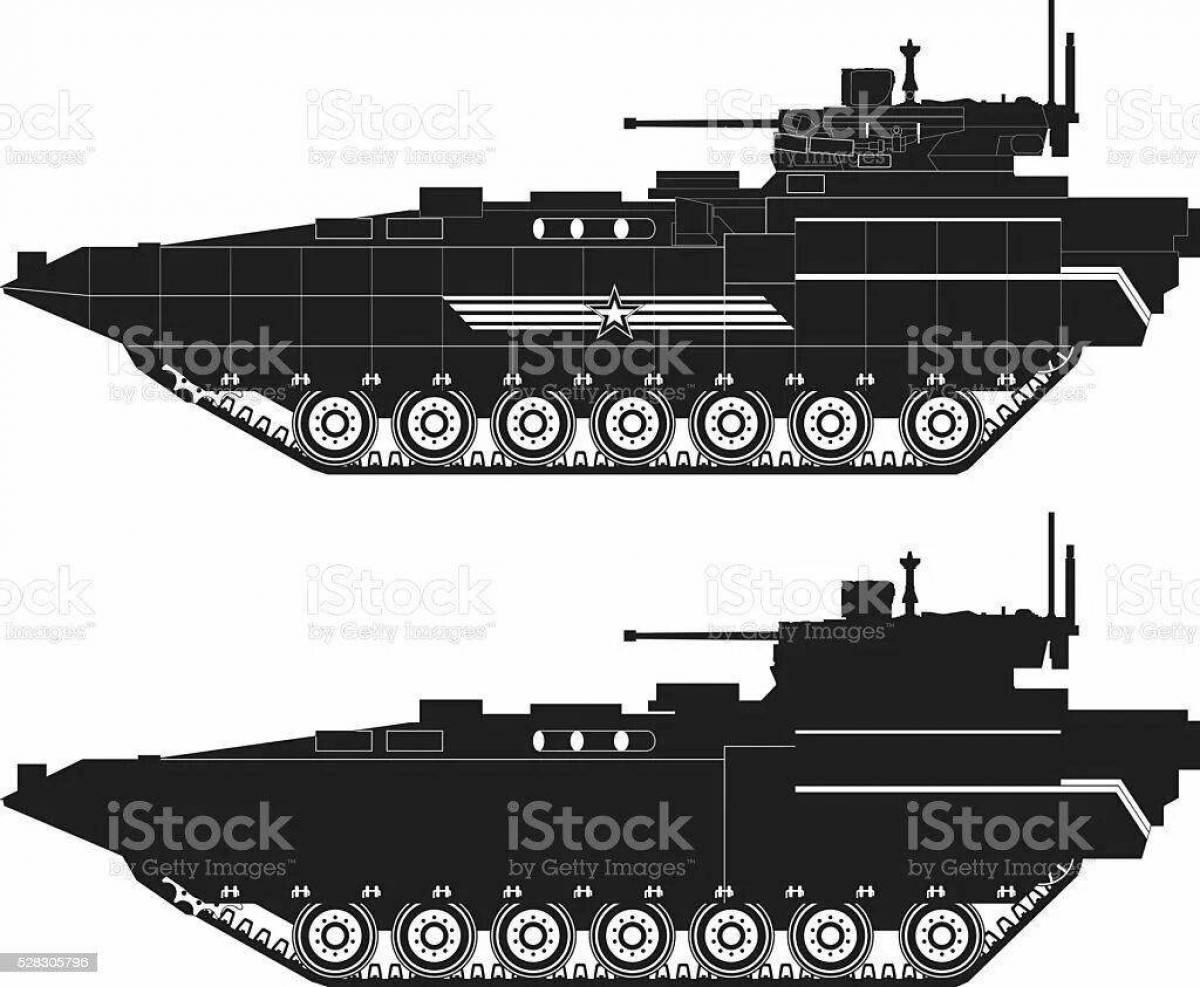 Photo Generous coloring t 14 armata