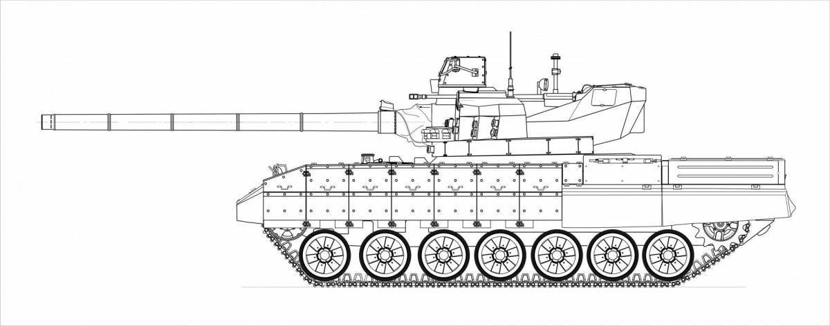 Остроумная раскраска т 14 армата