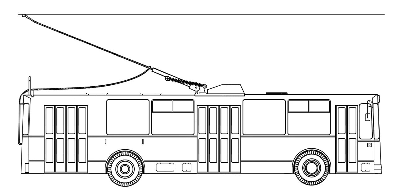 Great accordion bus coloring page