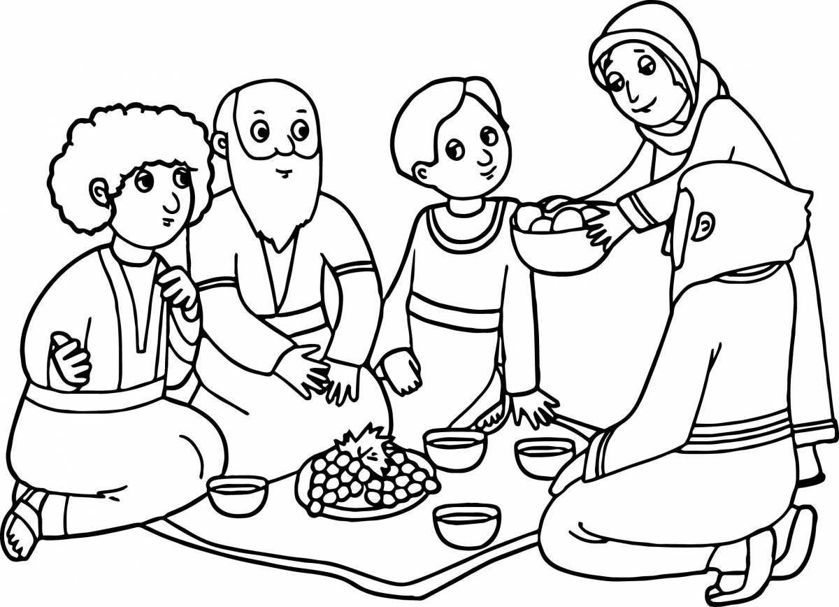 Sparkling trinity coloring pages for kids