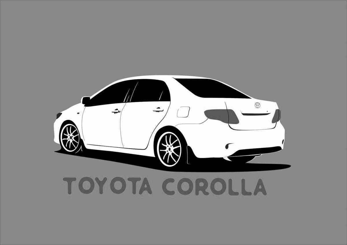 Charming camry 3 5 coloring book