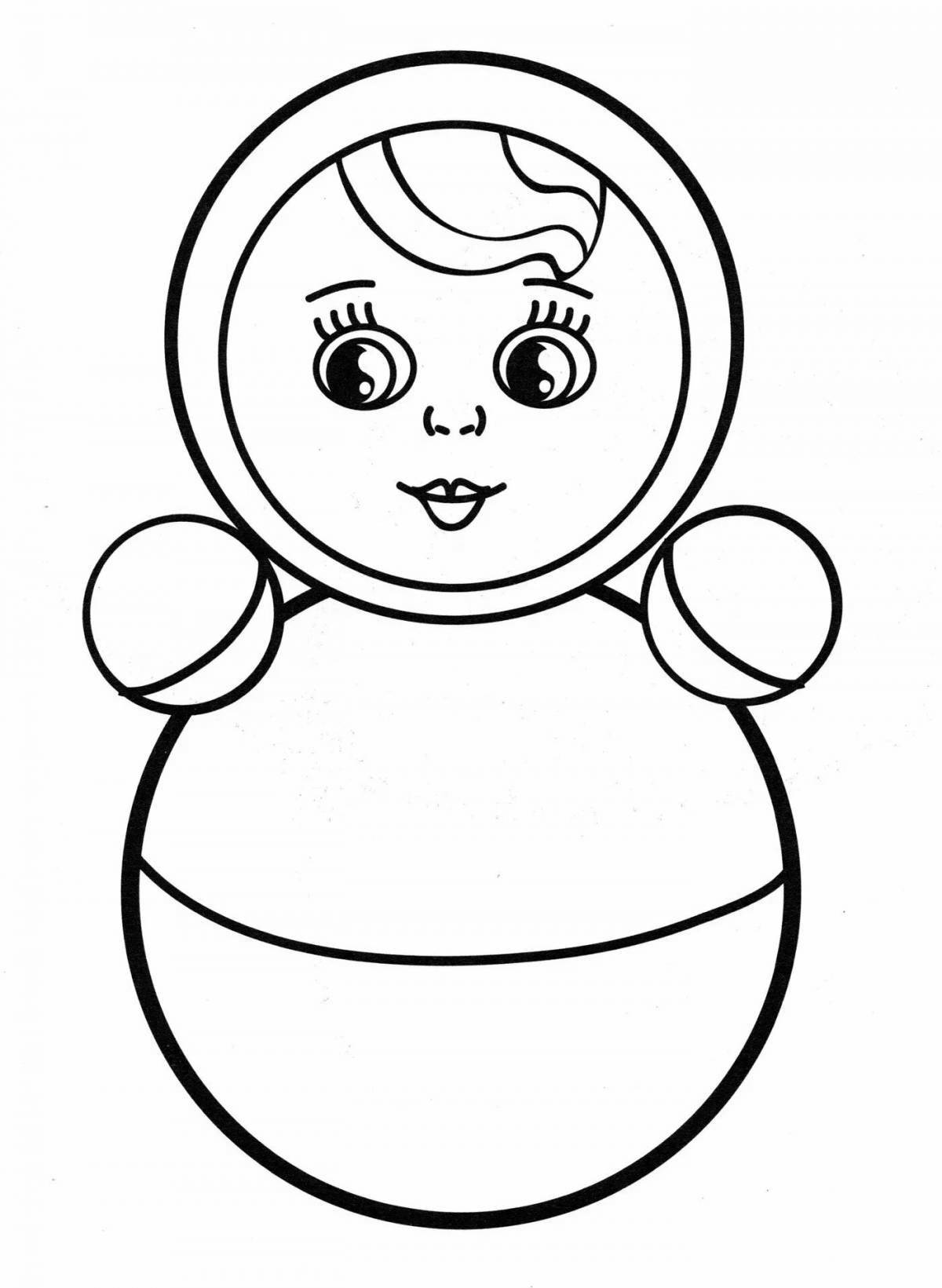 Color-fantastic tumbler coloring page for kids