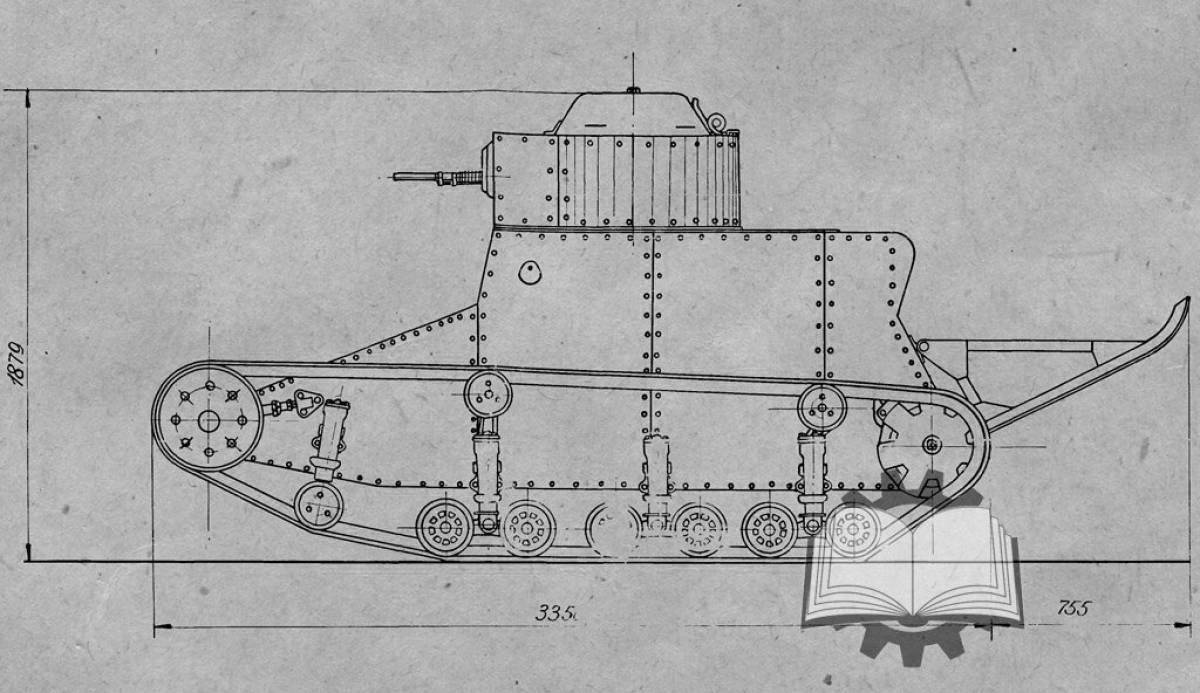 Раскраска манящий танк ms 1