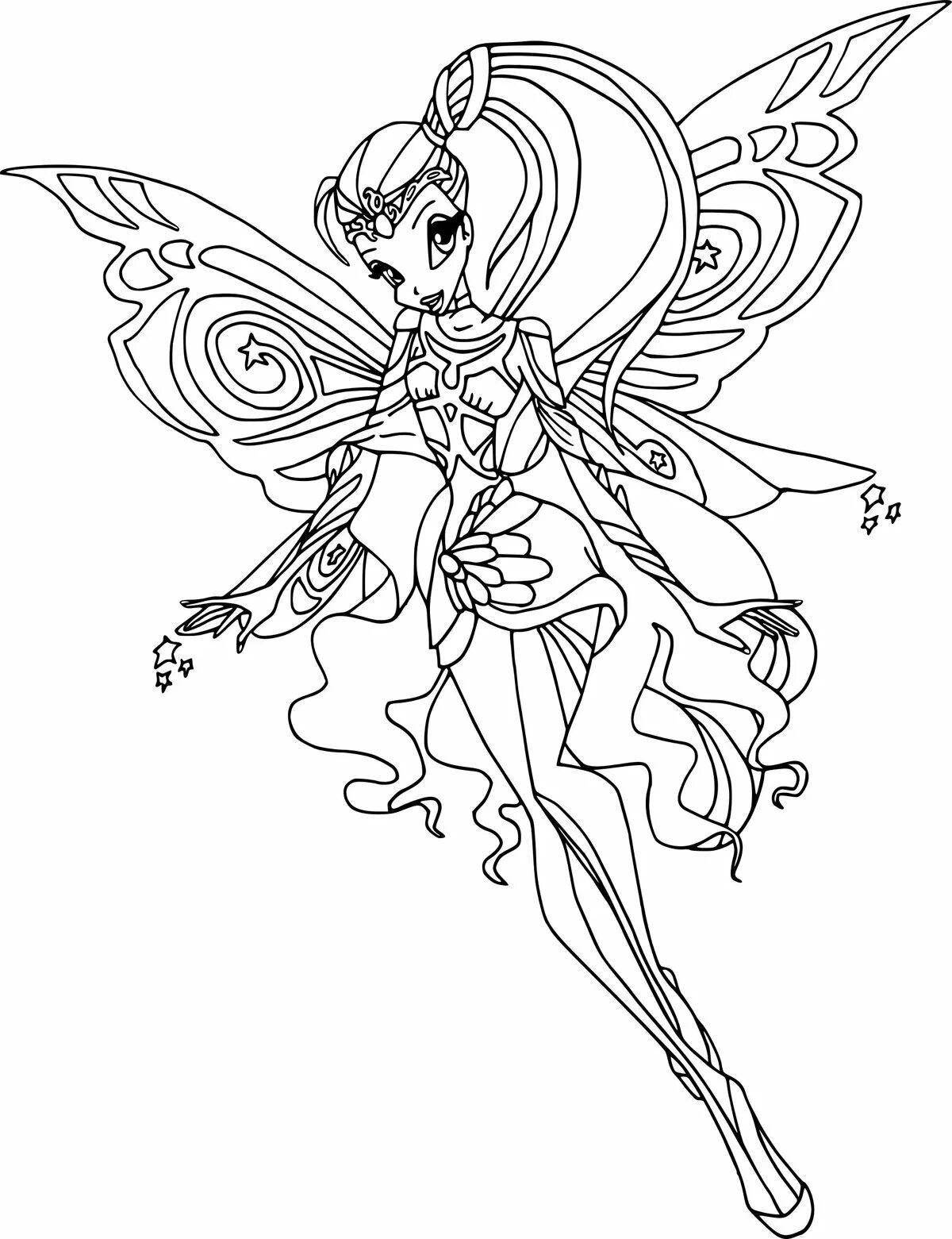 Inviting coloring pages winx fairy stella