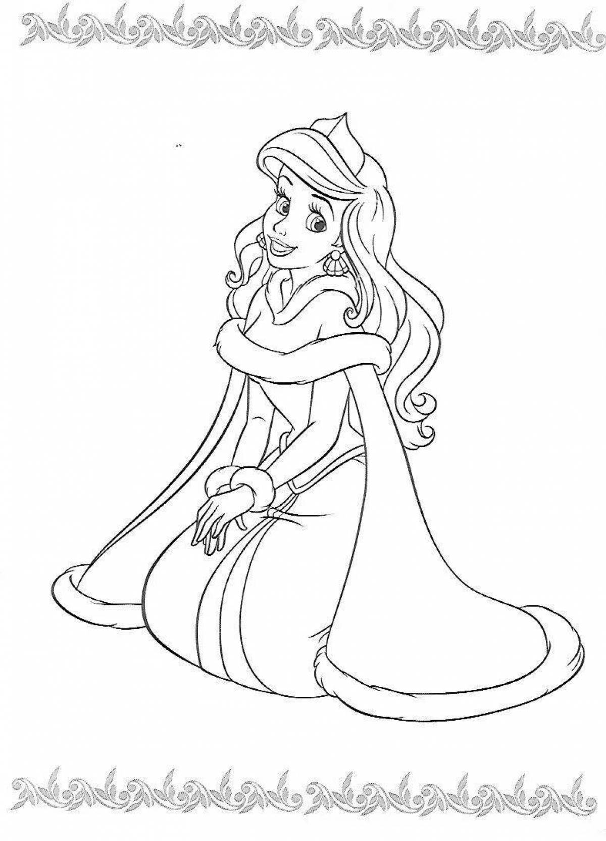 Major coloring princess ariel the little mermaid