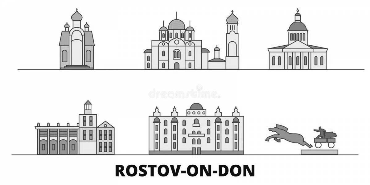 Coloring book Joyful Rostov-on-Don