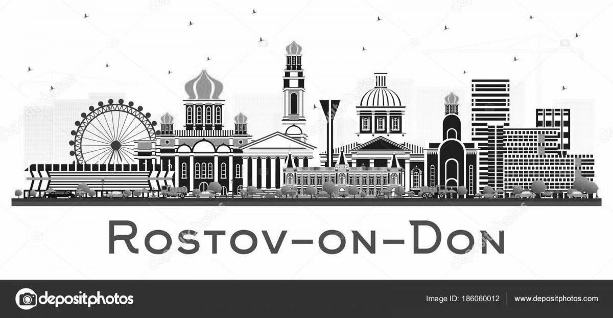 Coloring beautiful rostov-on-don