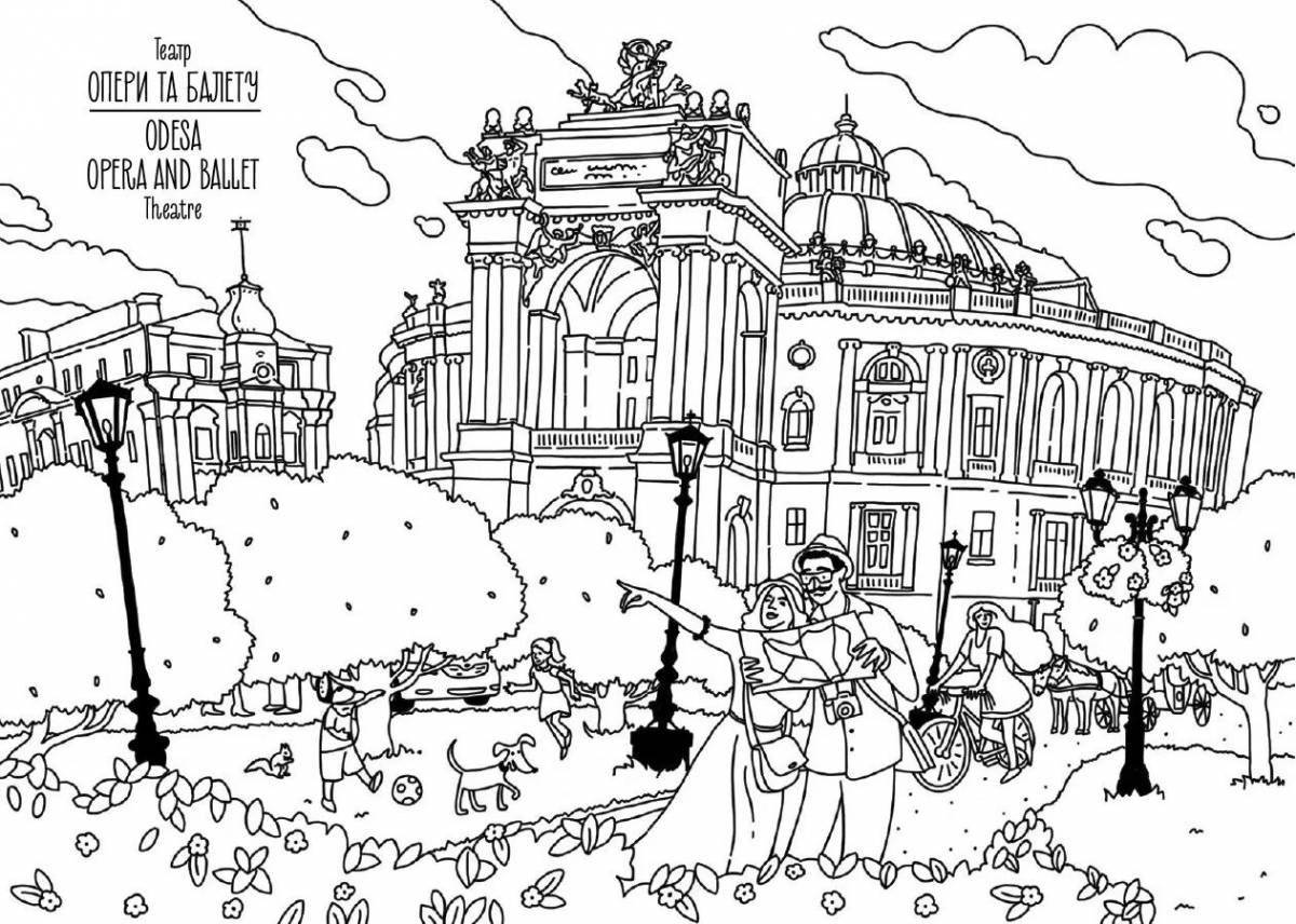 A fascinating Yekaterinburg coloring book for kids