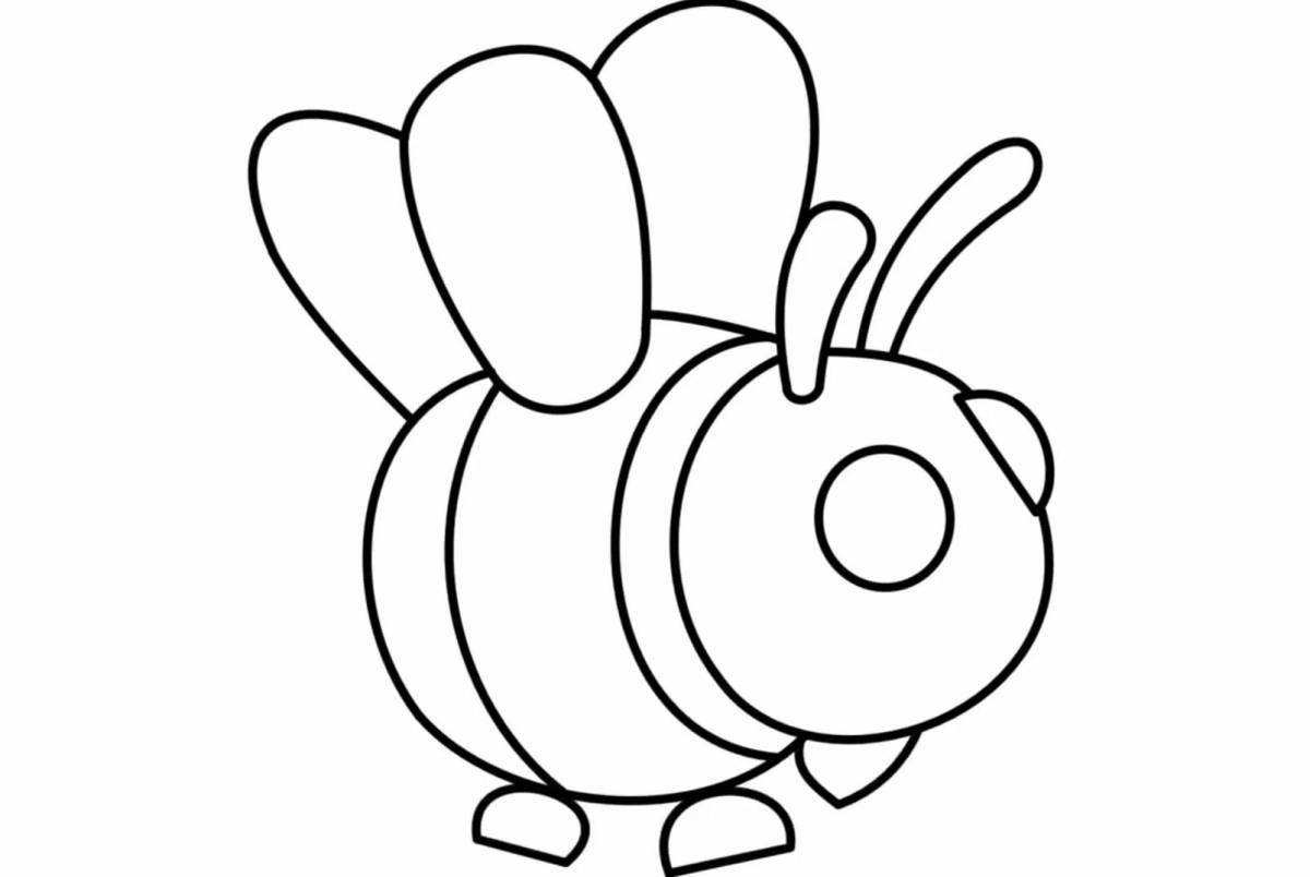 Cute adobe mi roblox coloring page